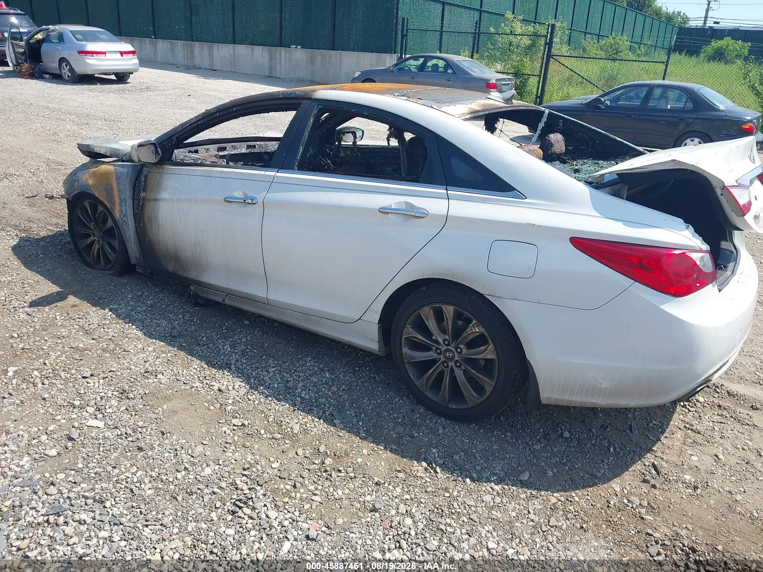 2011 Hyundai Sonata Se Белый vin: 5NPEC4AC9BH180288