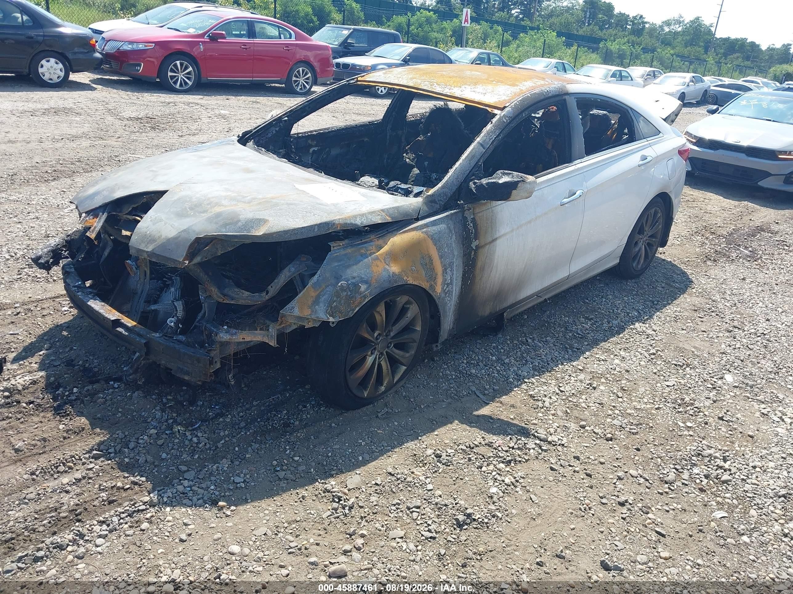 2011 Hyundai Sonata Se Белый vin: 5NPEC4AC9BH180288