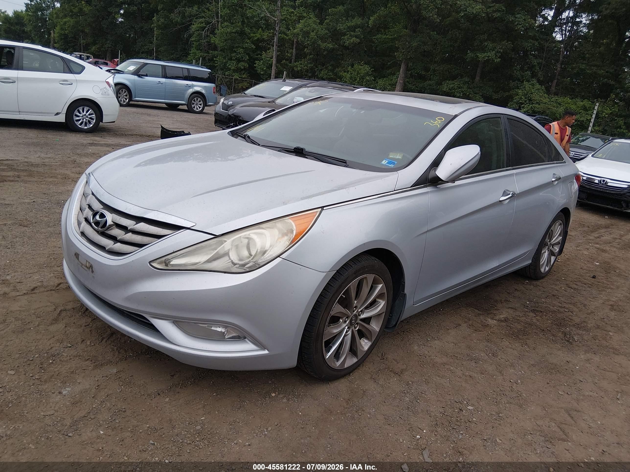 2011 Hyundai Sonata Se Silver vin: 5NPEC4AC9BH201222