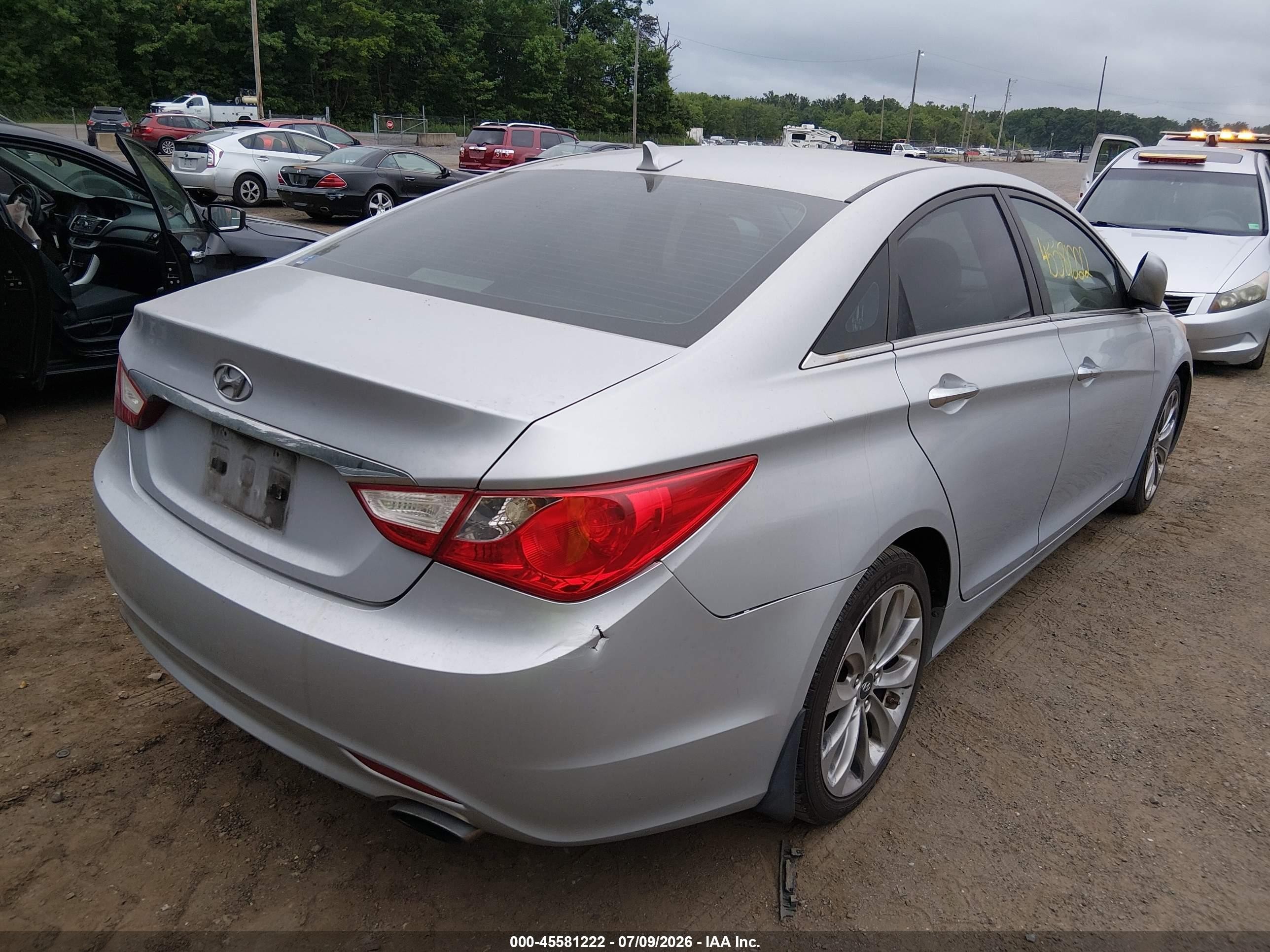 2011 Hyundai Sonata Se Silver vin: 5NPEC4AC9BH201222