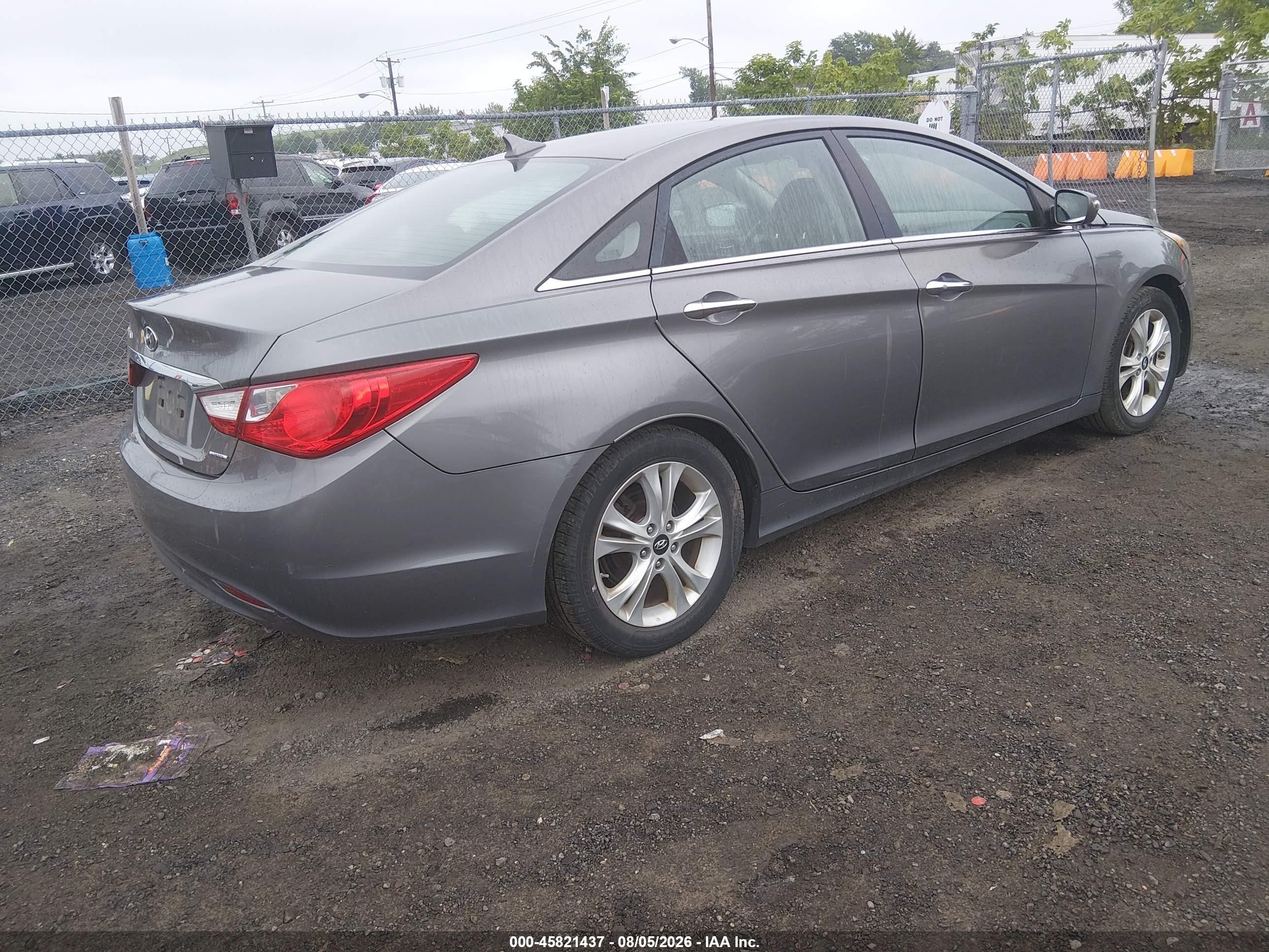 2011 Hyundai Sonata Limited Gray vin: 5NPEC4AC9BH217372