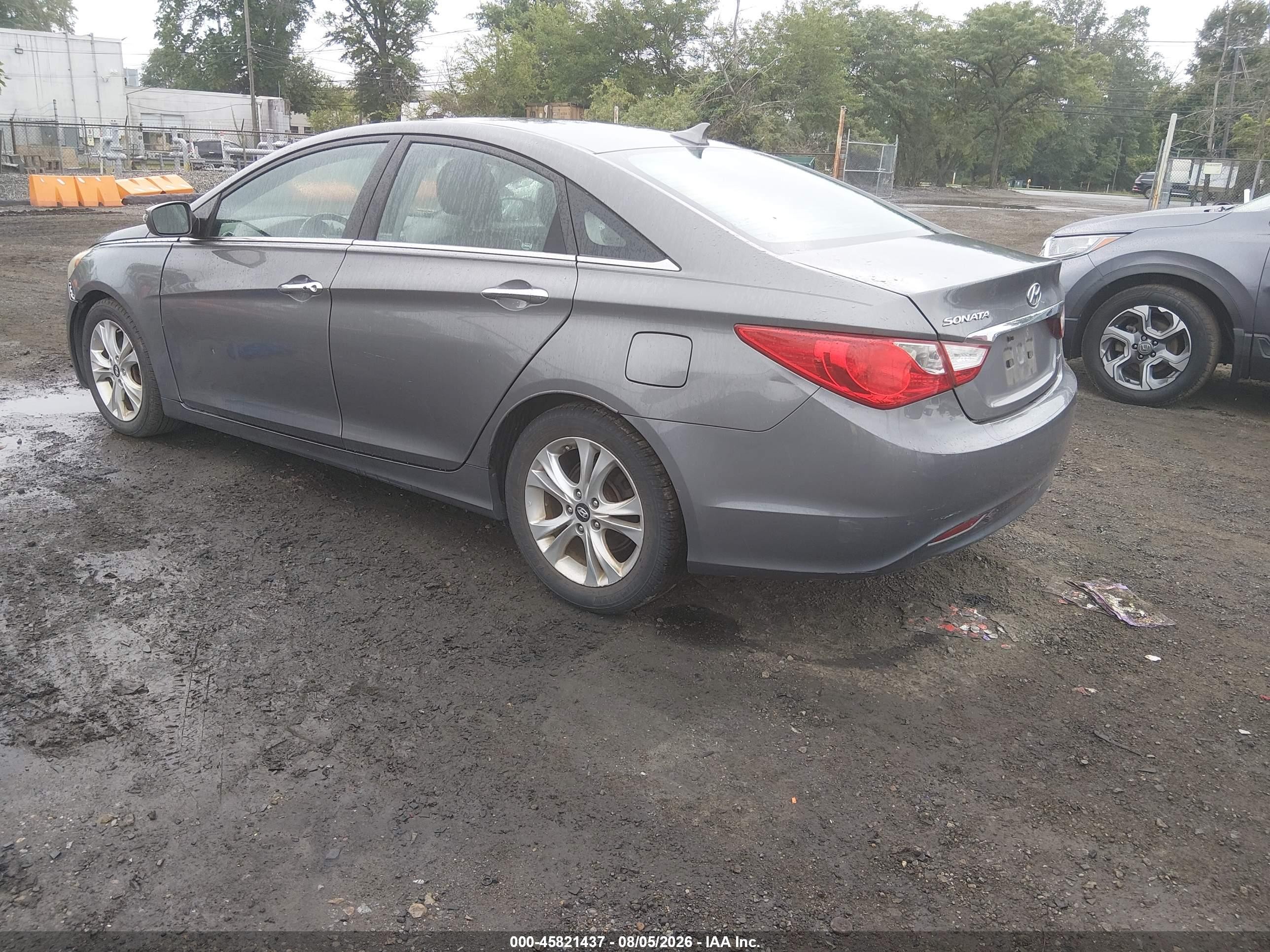 2011 Hyundai Sonata Limited Gray vin: 5NPEC4AC9BH217372