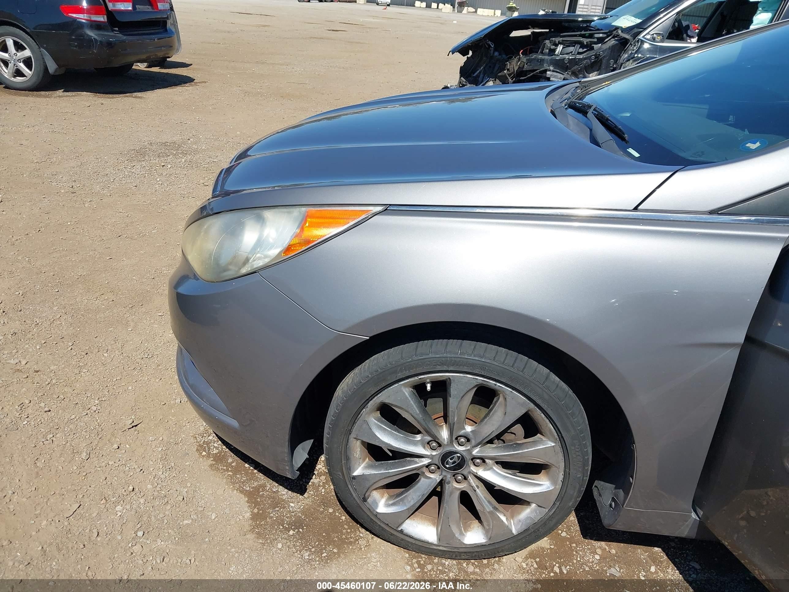 2011 Hyundai Sonata Se Gray vin: 5NPEC4AC9BH227979