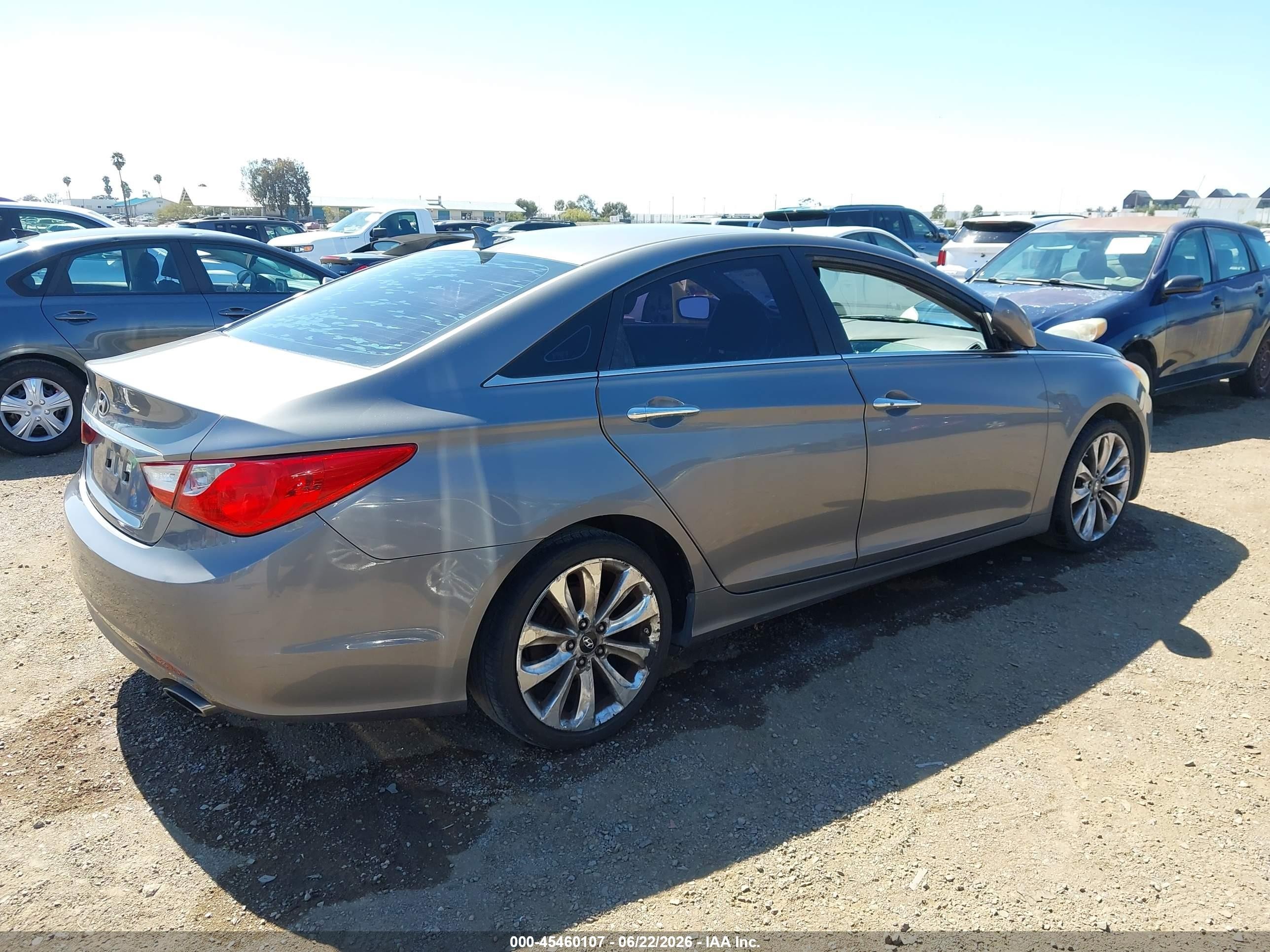 2011 Hyundai Sonata Se Gray vin: 5NPEC4AC9BH227979