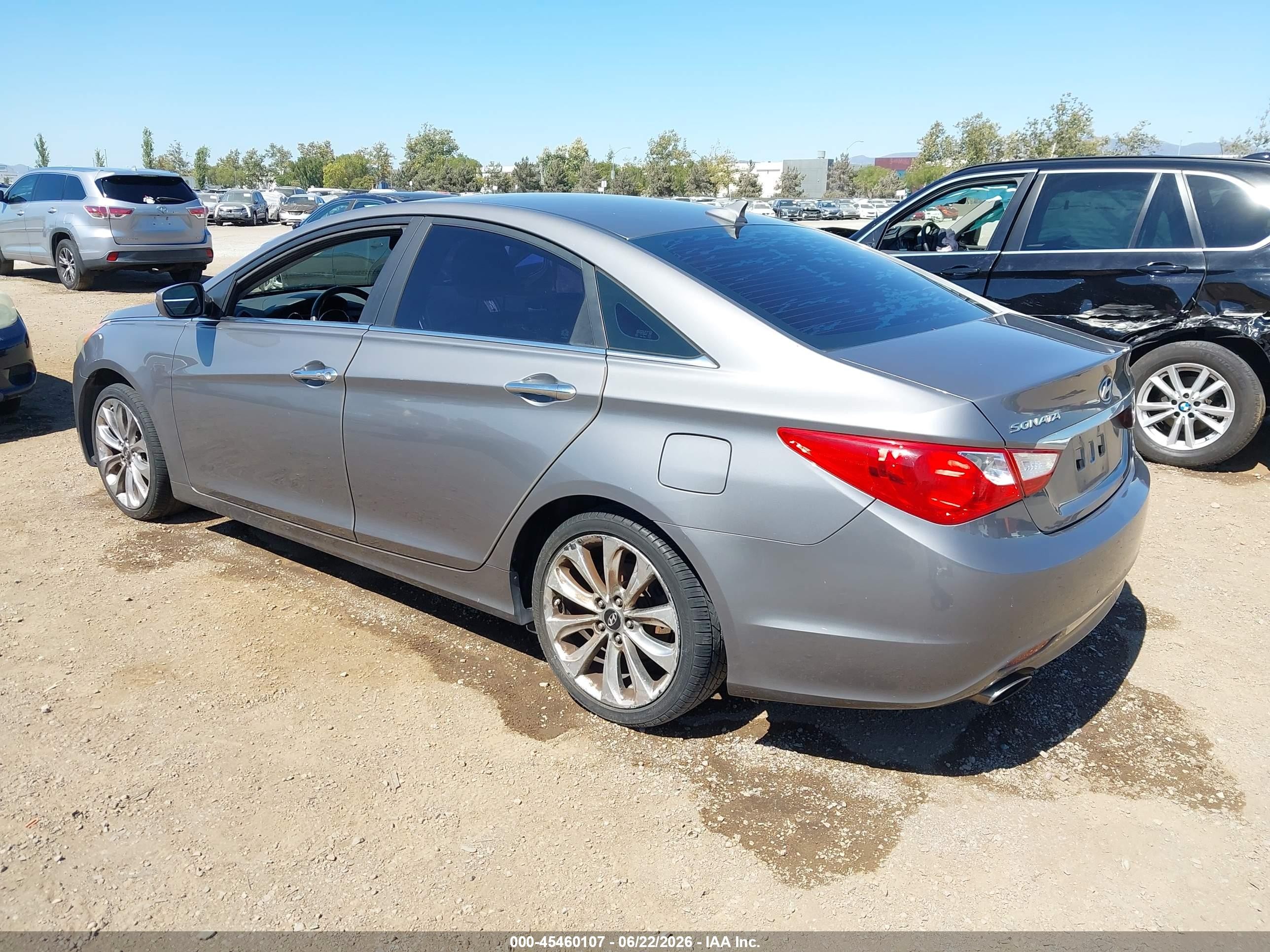 2011 Hyundai Sonata Se Gray vin: 5NPEC4AC9BH227979