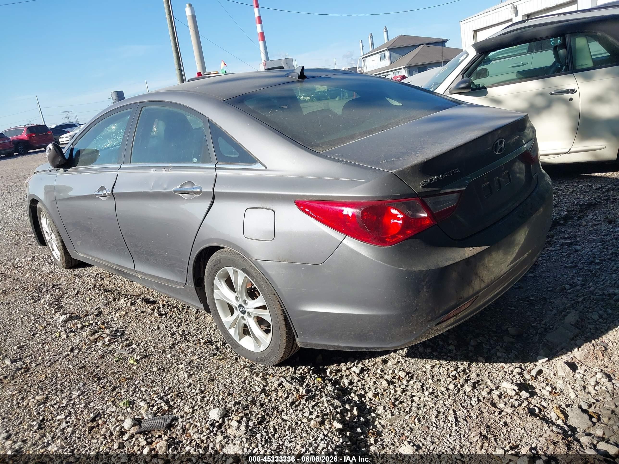 2011 Hyundai Sonata Limited Gray vin: 5NPEC4AC9BH231921