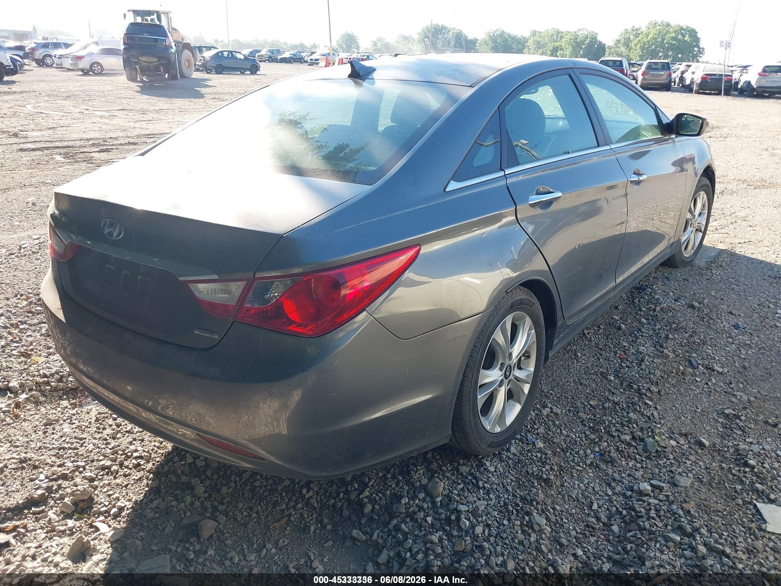 2011 Hyundai Sonata Limited Gray vin: 5NPEC4AC9BH231921