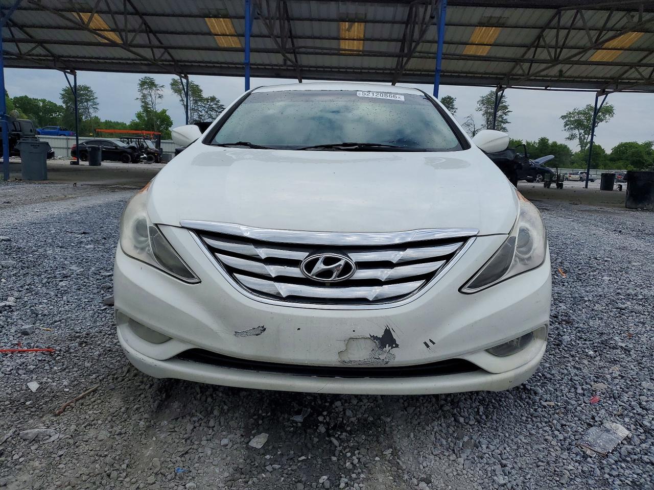2011 Hyundai Sonata Se White vin: 5NPEC4AC9BH245785