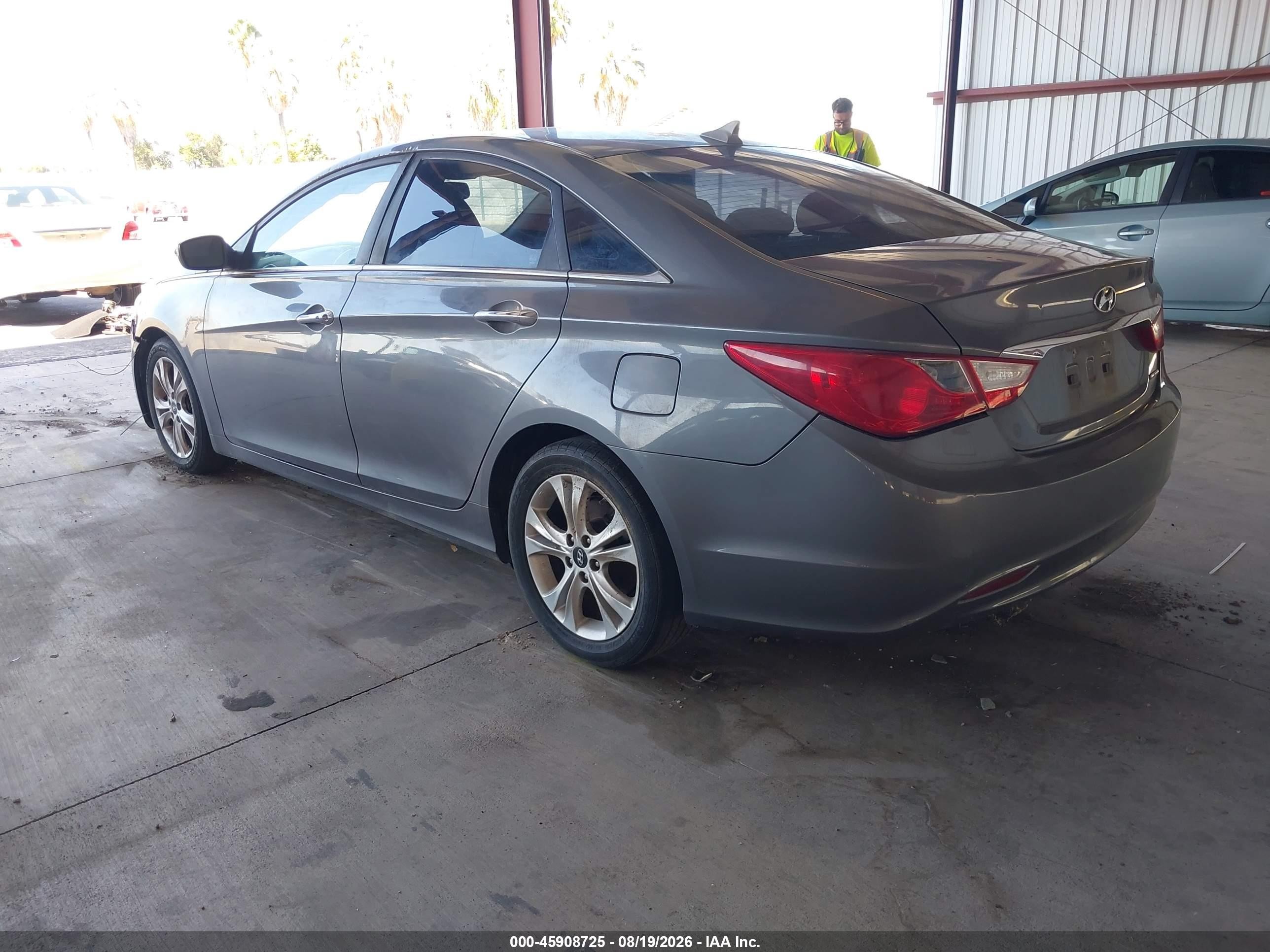 2011 Hyundai Sonata Limited Gray vin: 5NPEC4AC9BH277796