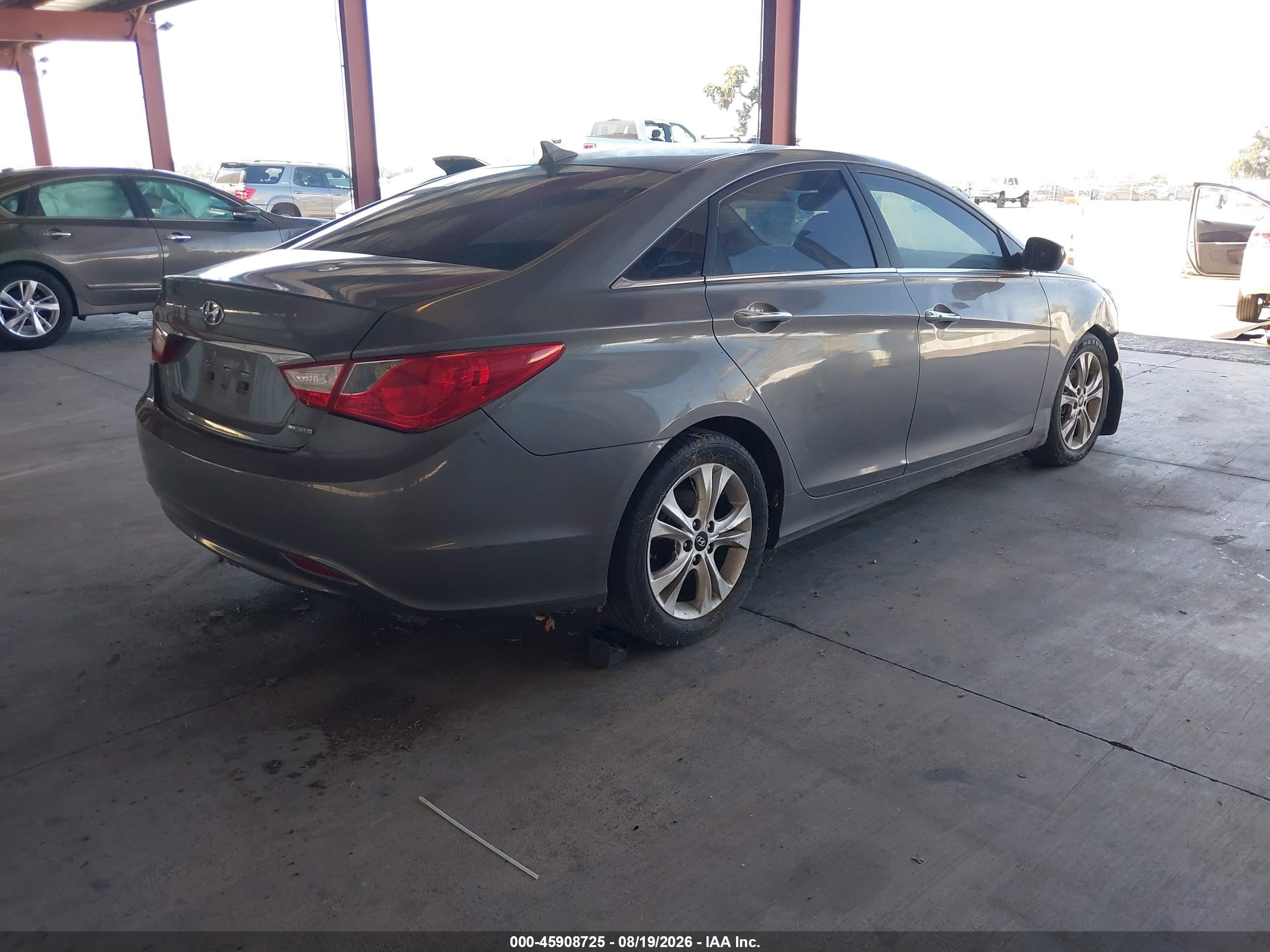 2011 Hyundai Sonata Limited Gray vin: 5NPEC4AC9BH277796