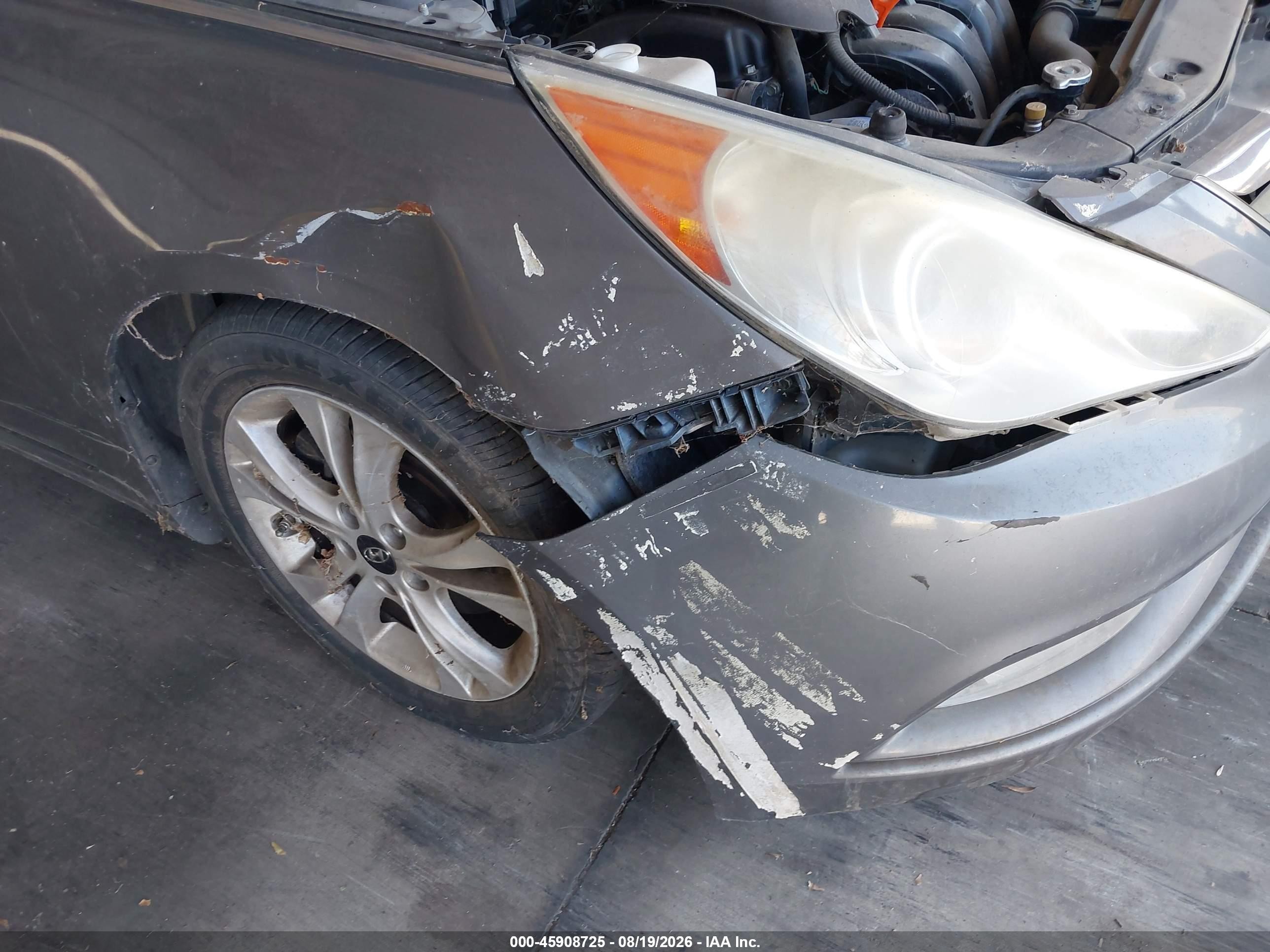 2011 Hyundai Sonata Limited Gray vin: 5NPEC4AC9BH277796