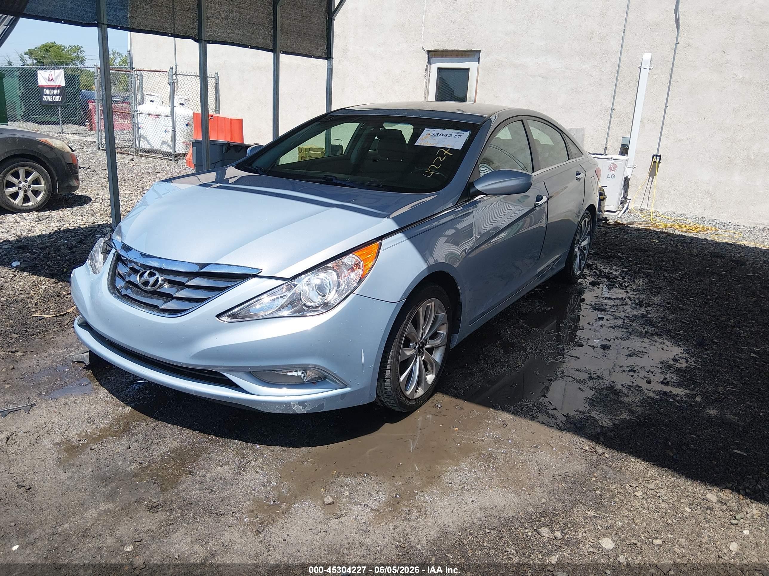2011 Hyundai Sonata Se Blue vin: 5NPEC4AC9BH281363
