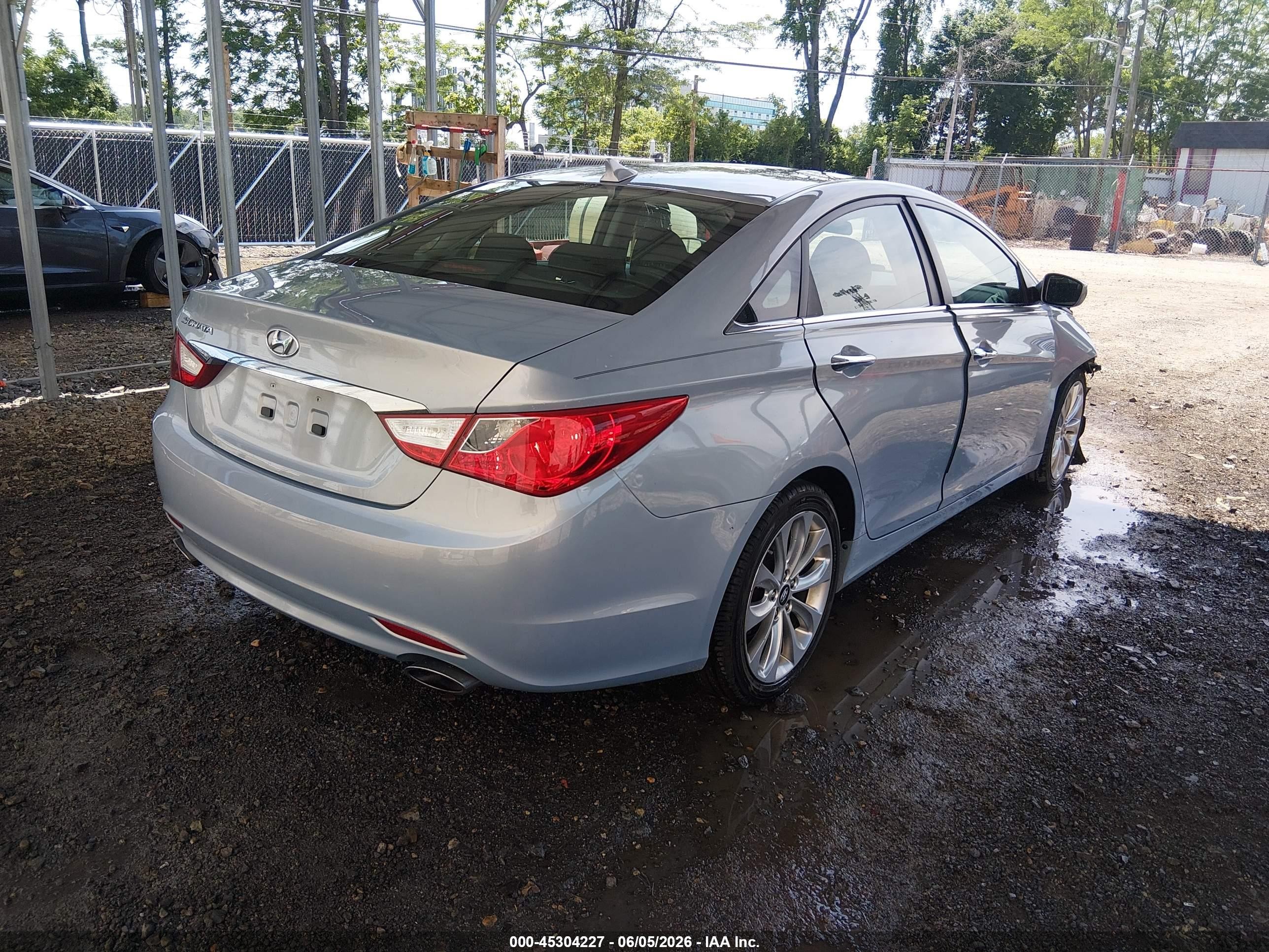 2011 Hyundai Sonata Se Blue vin: 5NPEC4AC9BH281363