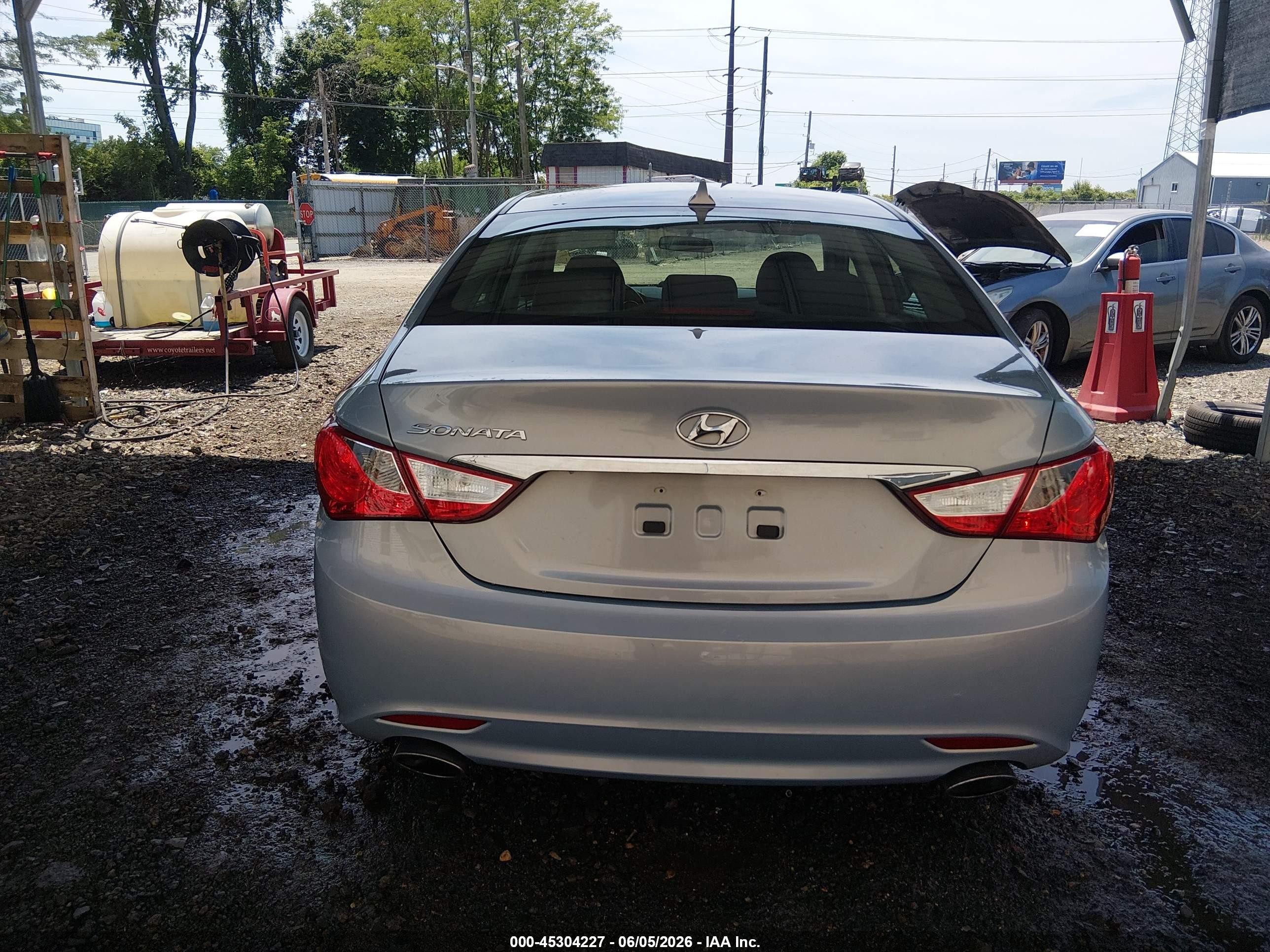 2011 Hyundai Sonata Se Blue vin: 5NPEC4AC9BH281363
