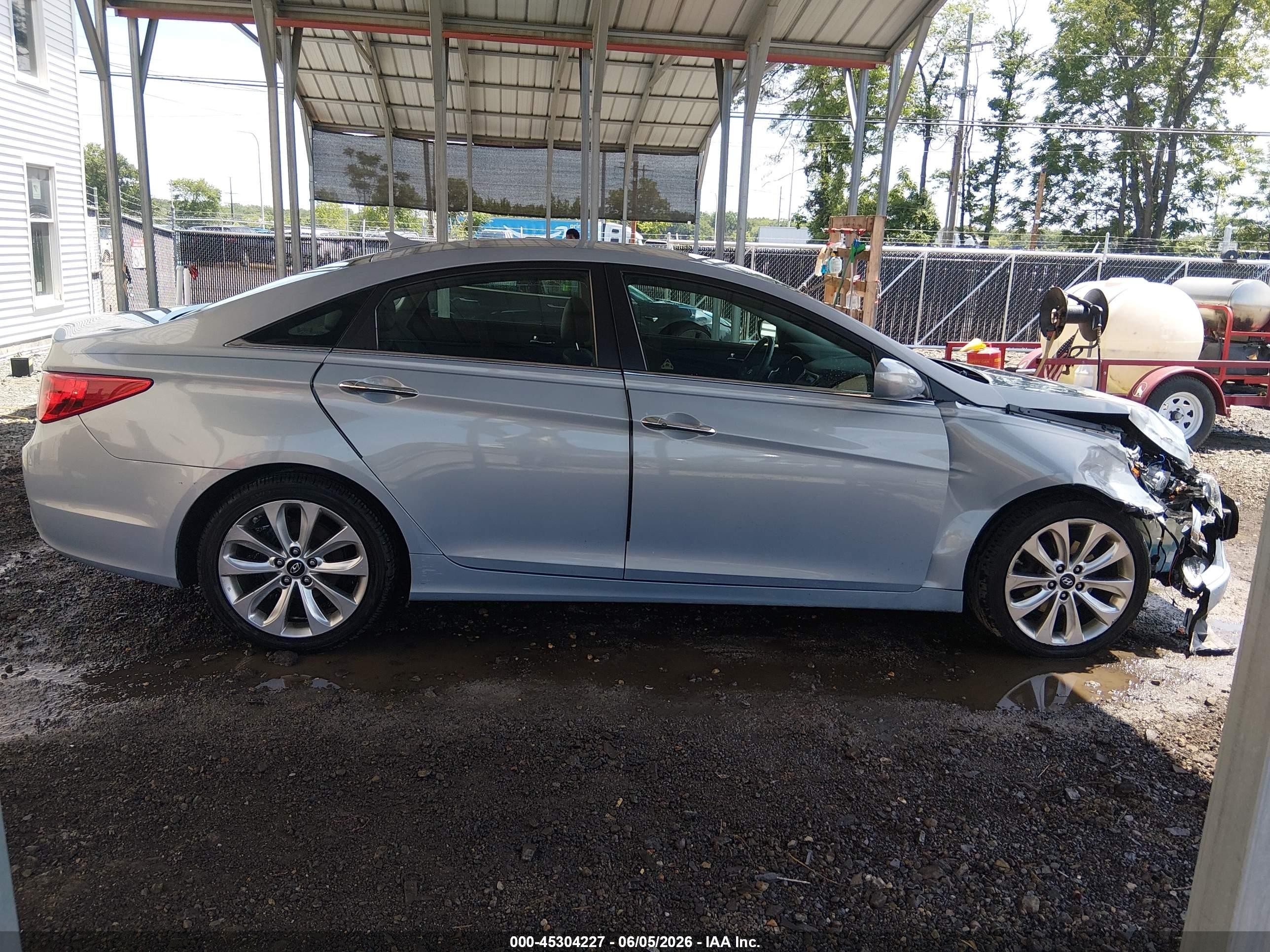 2011 Hyundai Sonata Se Blue vin: 5NPEC4AC9BH281363