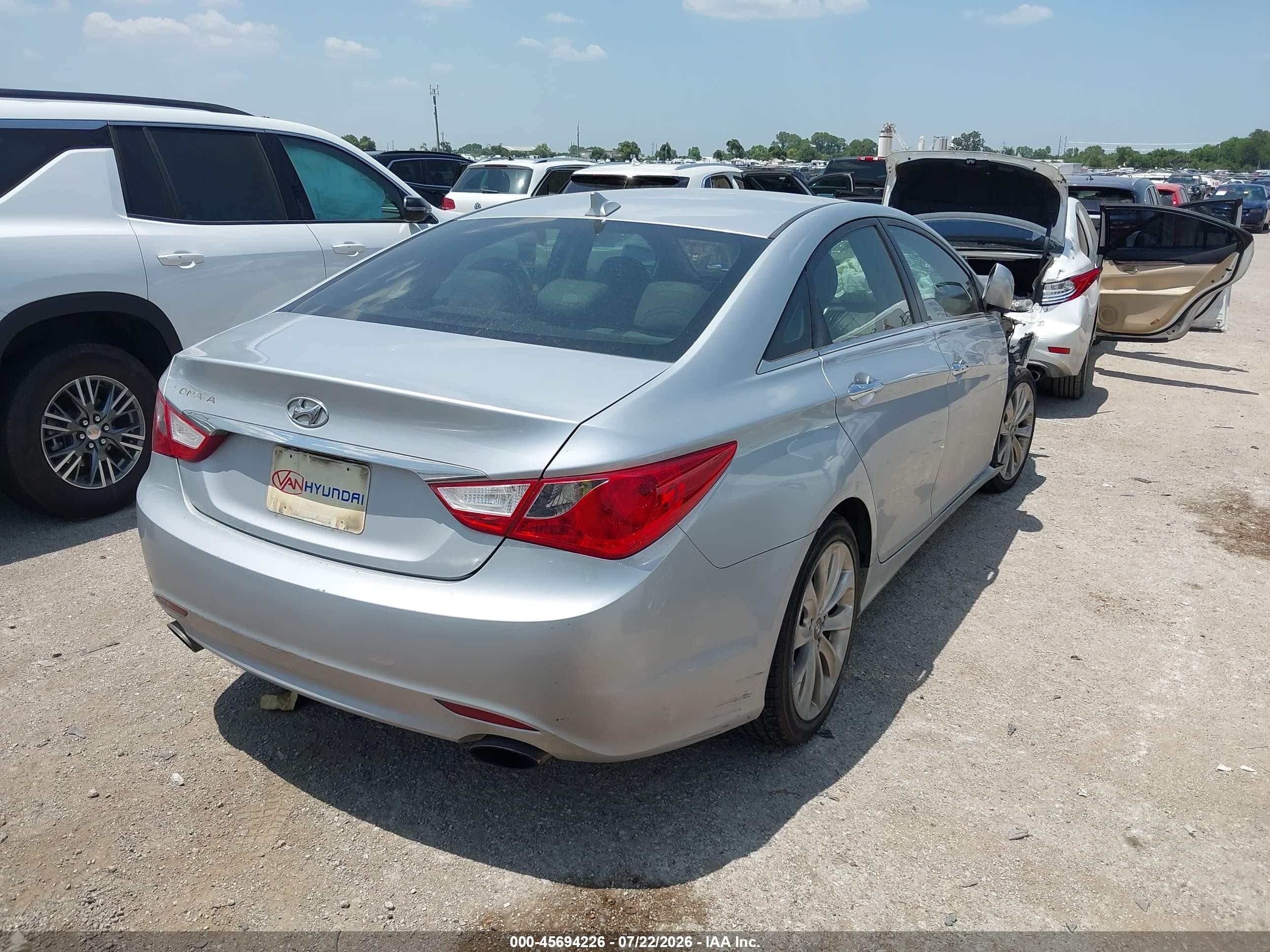 2011 Hyundai Sonata Se Silver vin: 5NPEC4AC9BH291441
