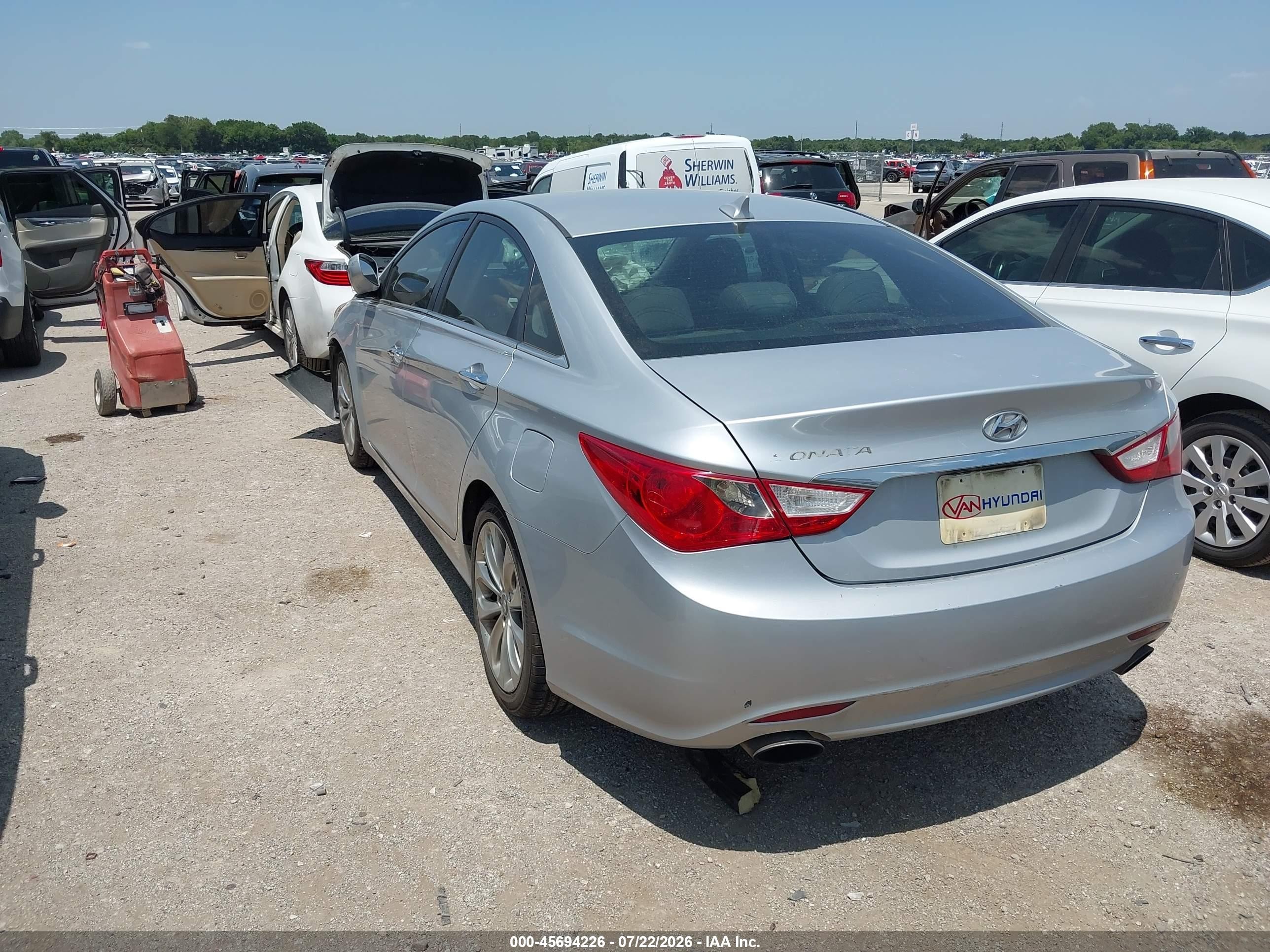 2011 Hyundai Sonata Se Silver vin: 5NPEC4AC9BH291441