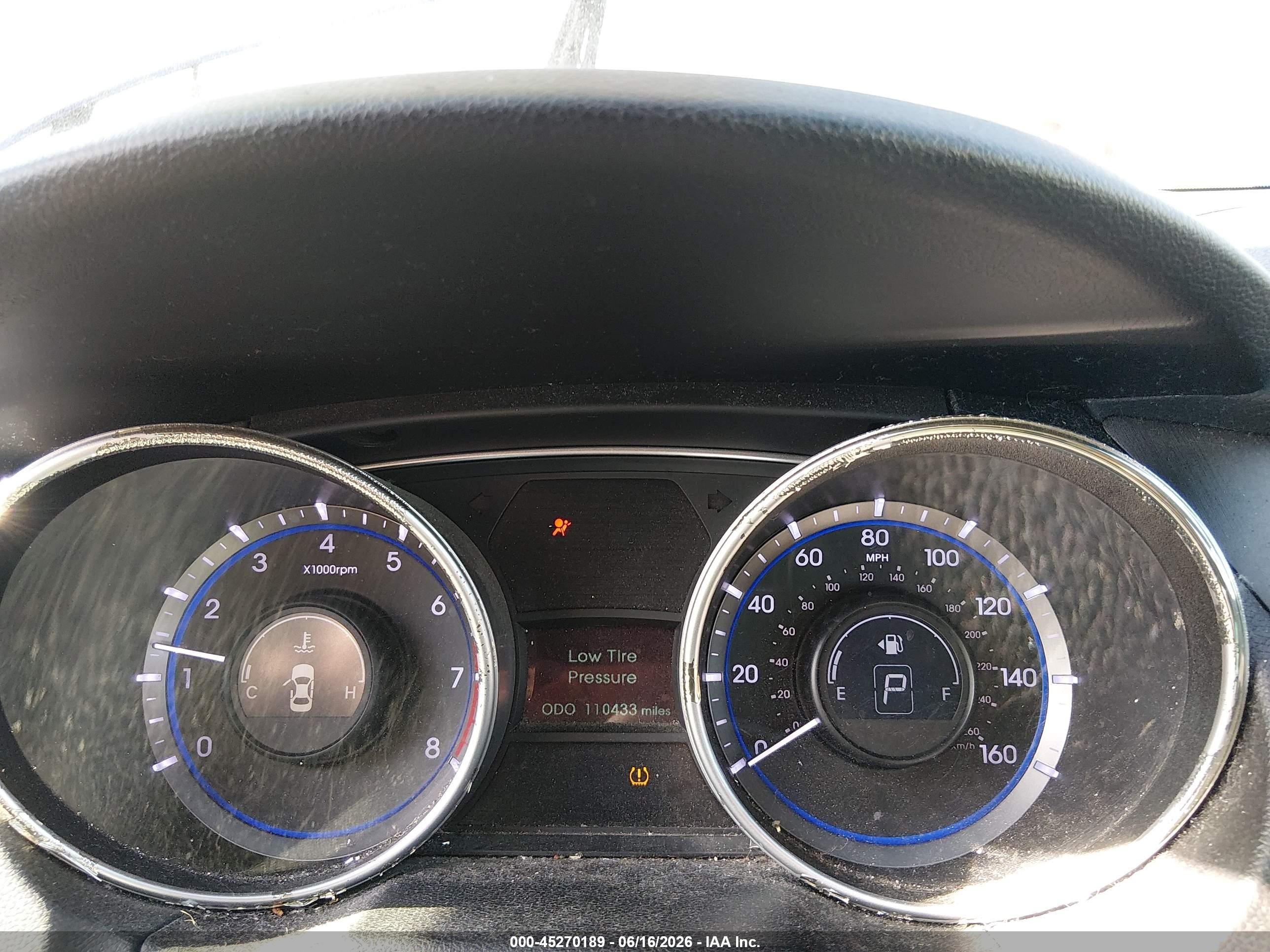 2011 Hyundai Sonata Se Blue vin: 5NPEC4AC9BH304253