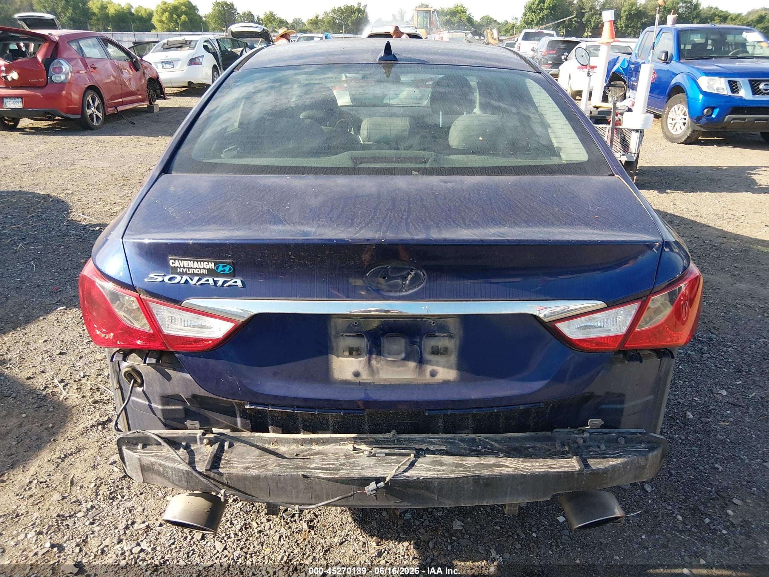 2011 Hyundai Sonata Se Blue vin: 5NPEC4AC9BH304253