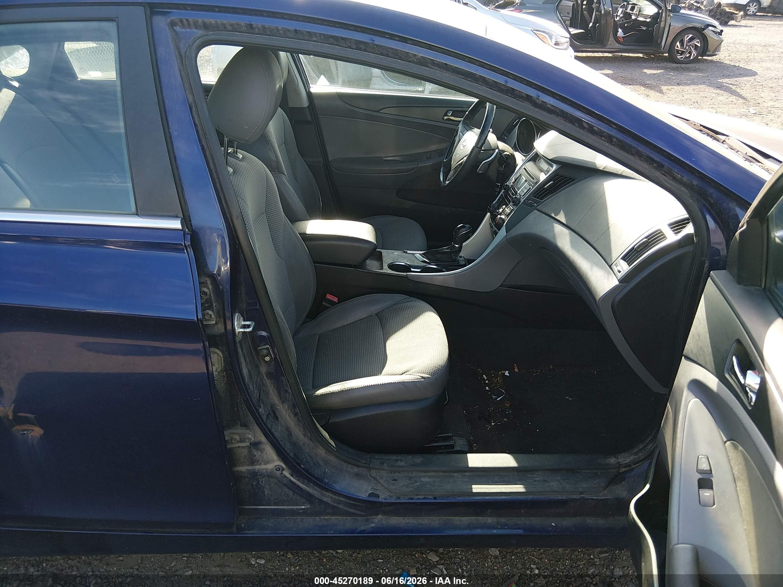 2011 Hyundai Sonata Se Blue vin: 5NPEC4AC9BH304253