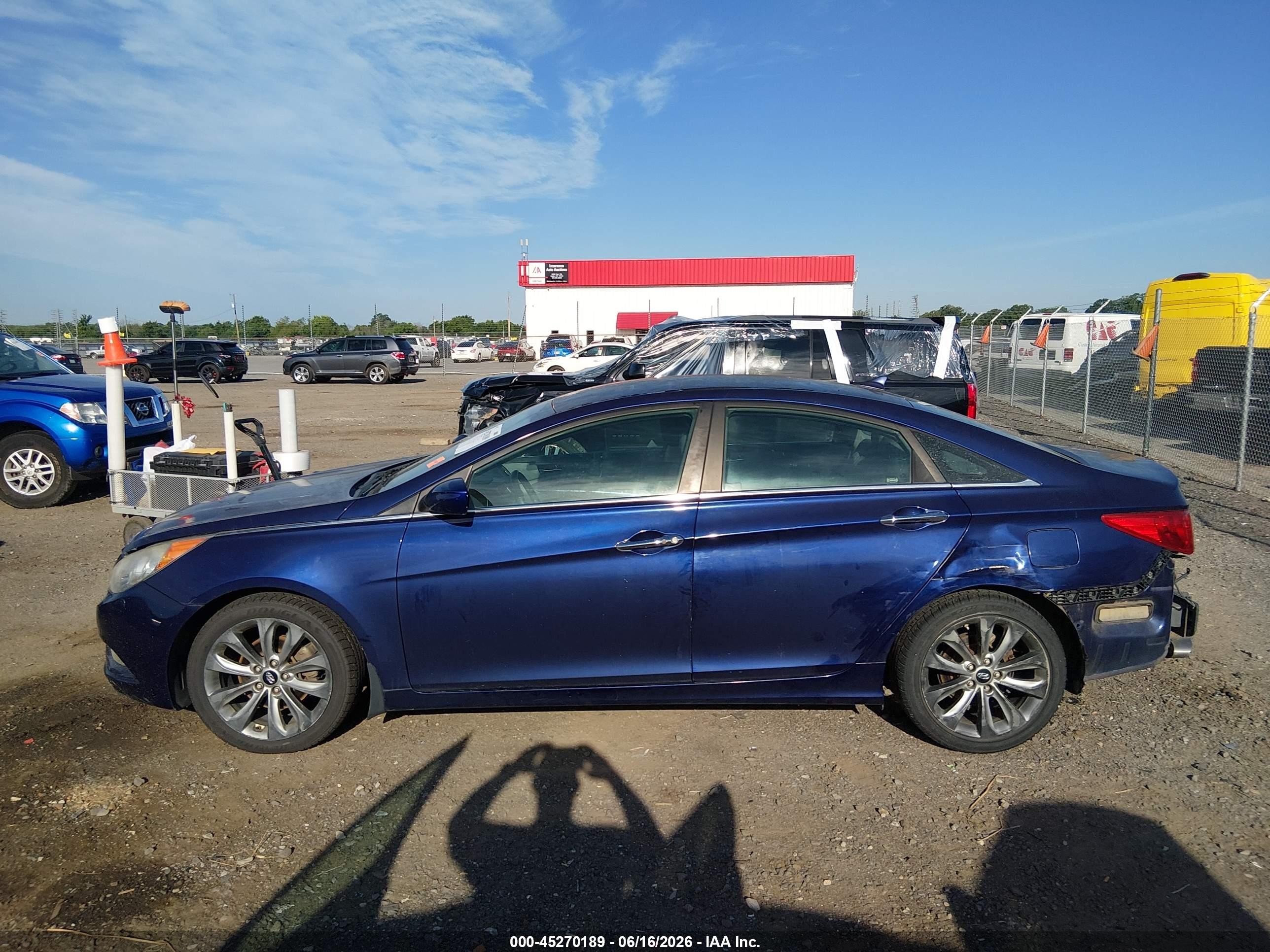 2011 Hyundai Sonata Se Blue vin: 5NPEC4AC9BH304253