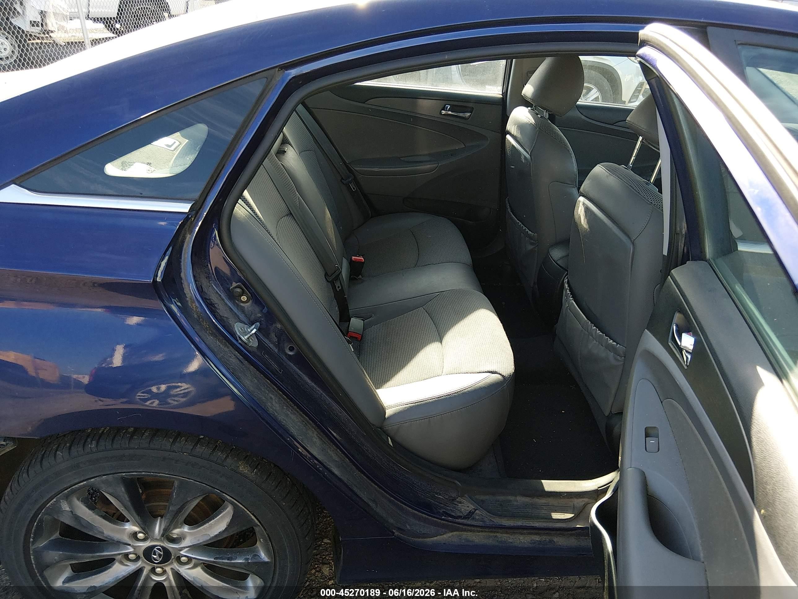 2011 Hyundai Sonata Se Blue vin: 5NPEC4AC9BH304253