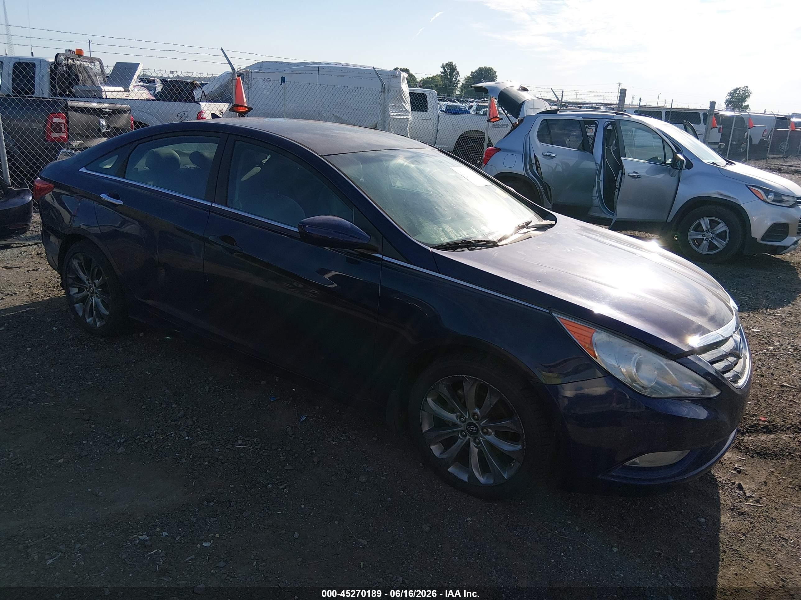 2011 Hyundai Sonata Se Blue vin: 5NPEC4AC9BH304253