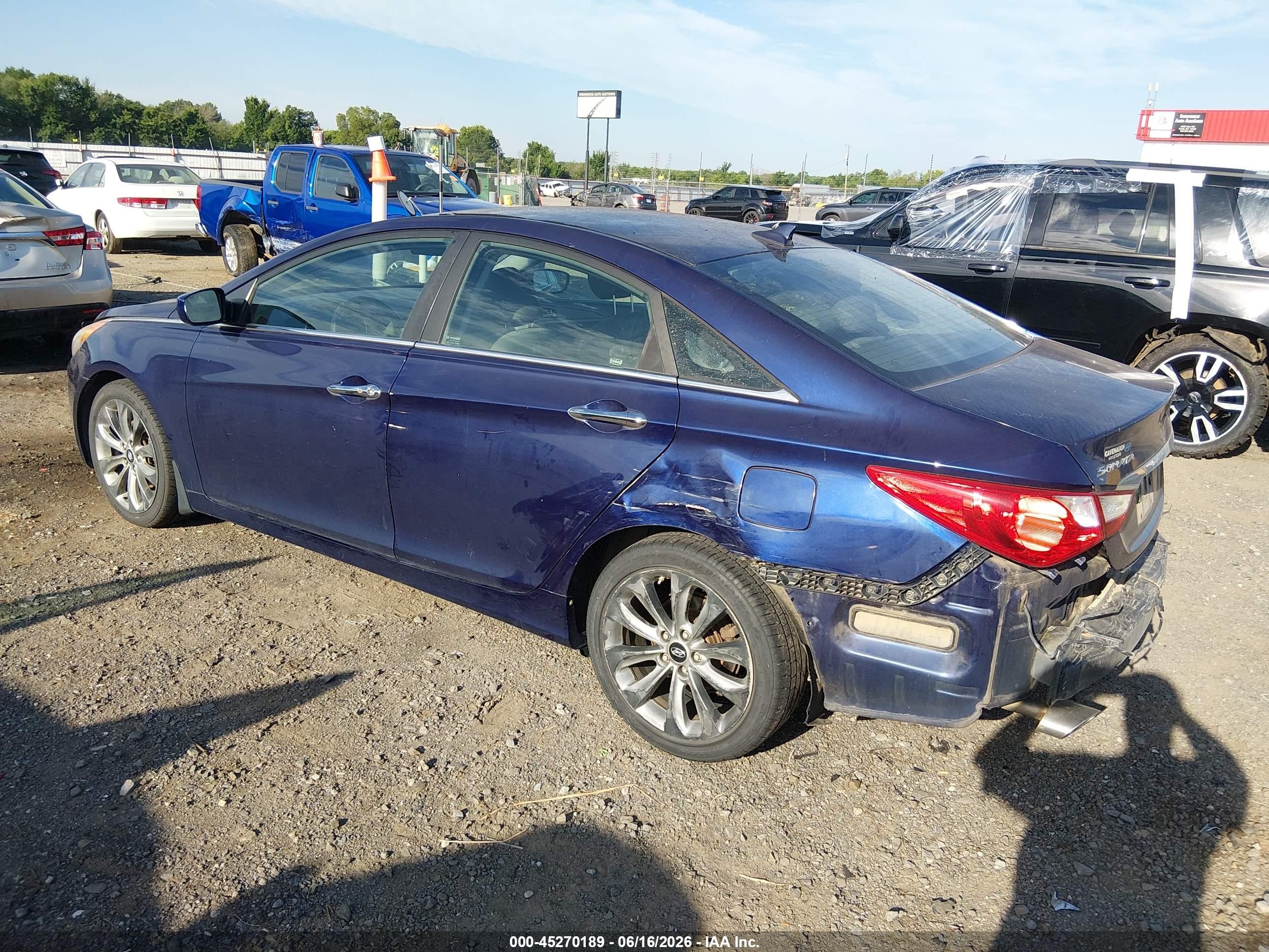 2011 Hyundai Sonata Se Blue vin: 5NPEC4AC9BH304253