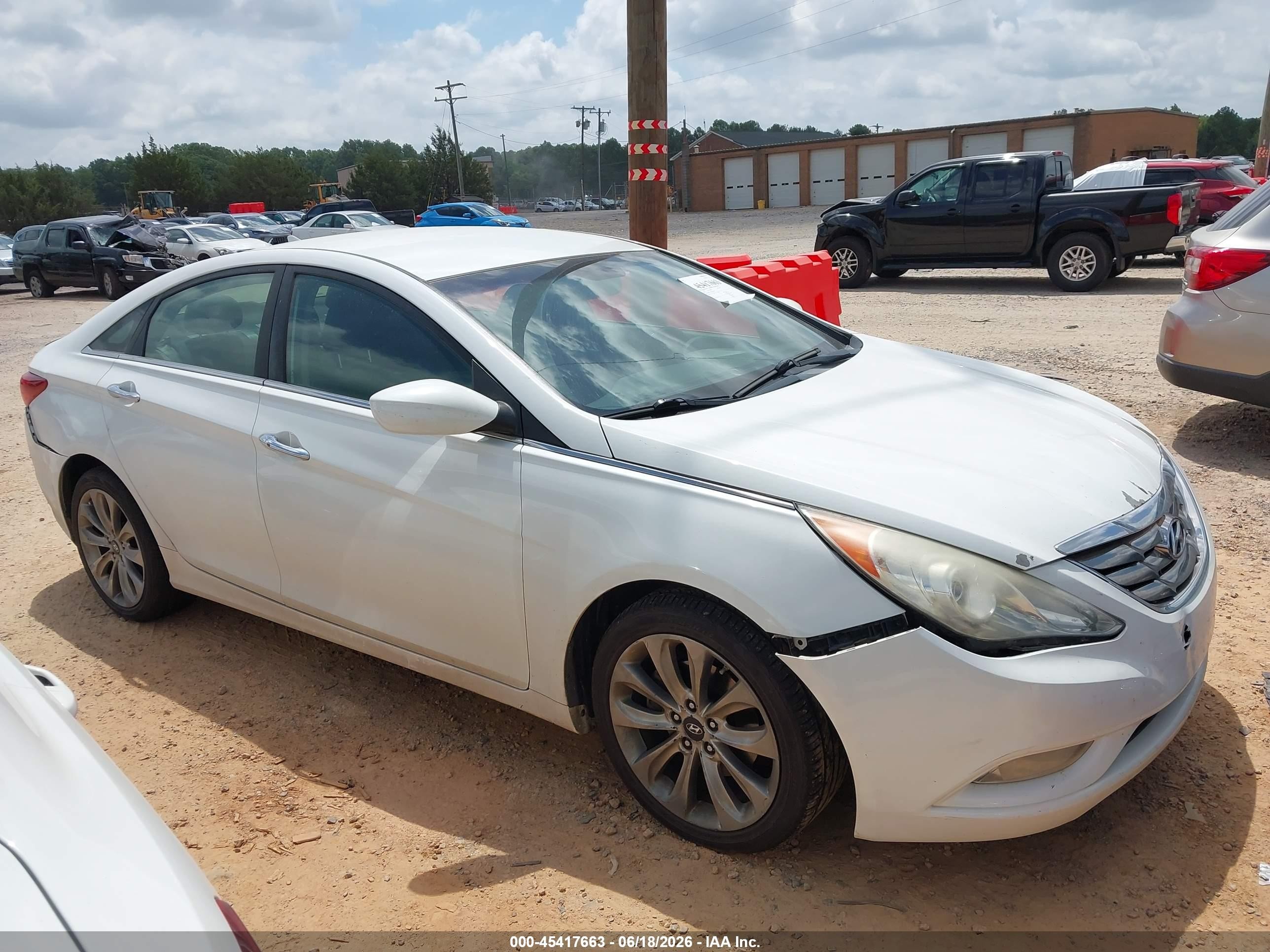 2011 Hyundai Sonata Se White vin: 5NPEC4AC9BH305824
