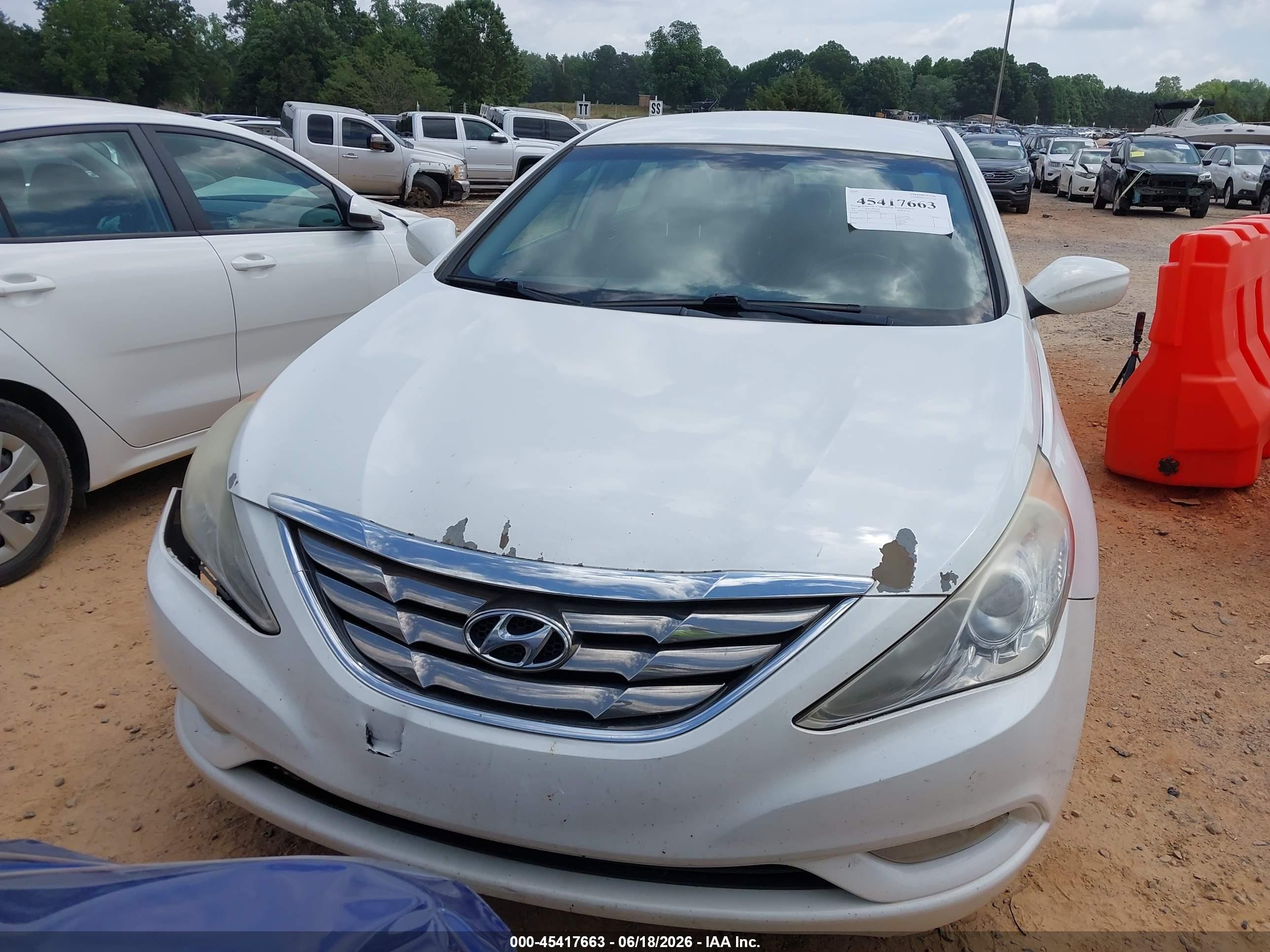 2011 Hyundai Sonata Se White vin: 5NPEC4AC9BH305824