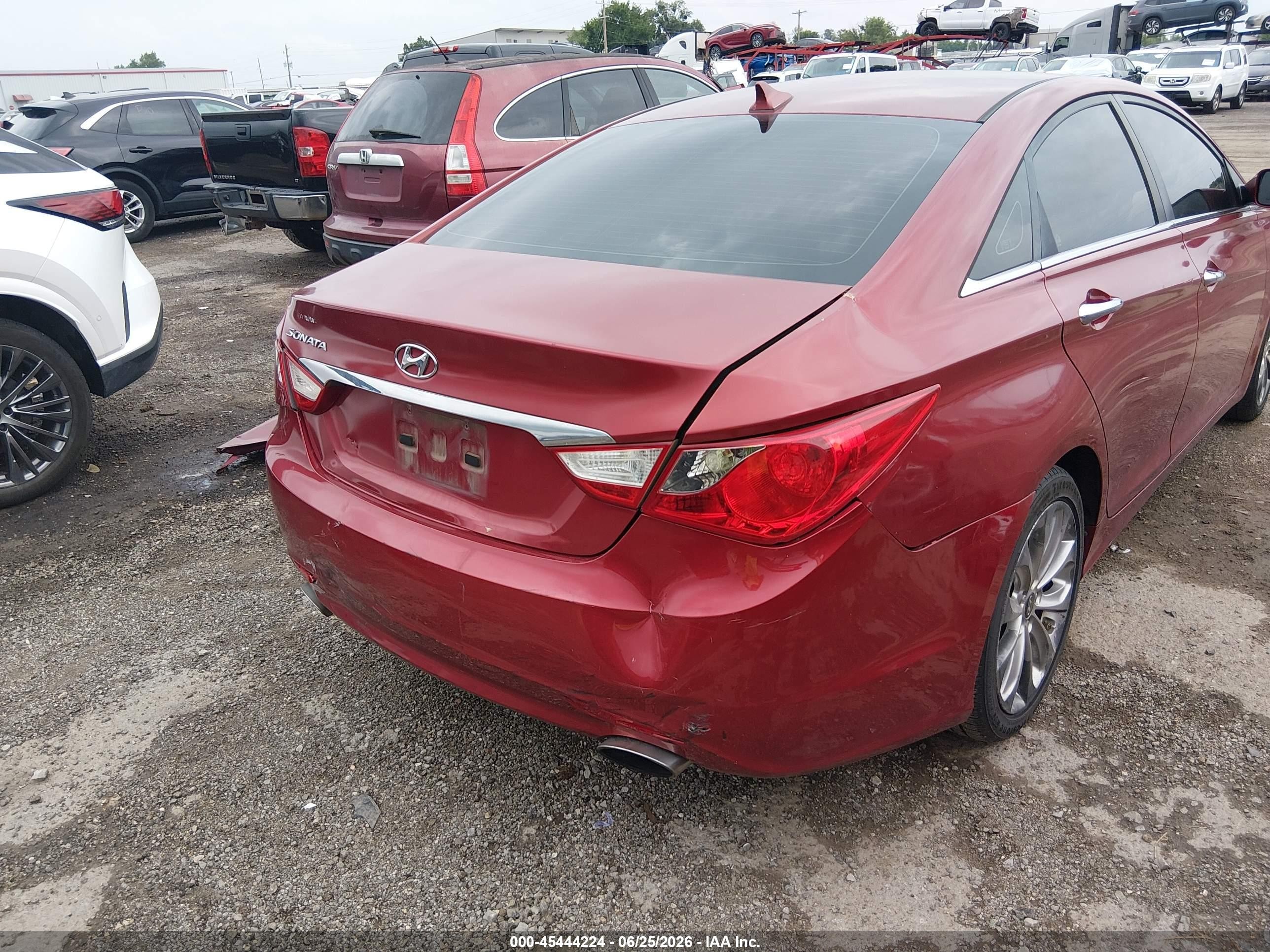 2011 Hyundai Sonata Se Red vin: 5NPEC4AC9BH306262