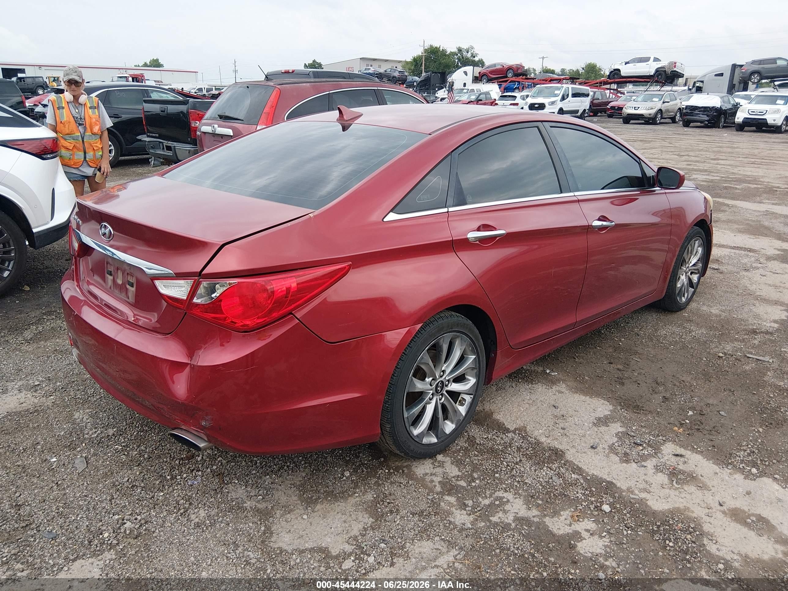 2011 Hyundai Sonata Se Red vin: 5NPEC4AC9BH306262