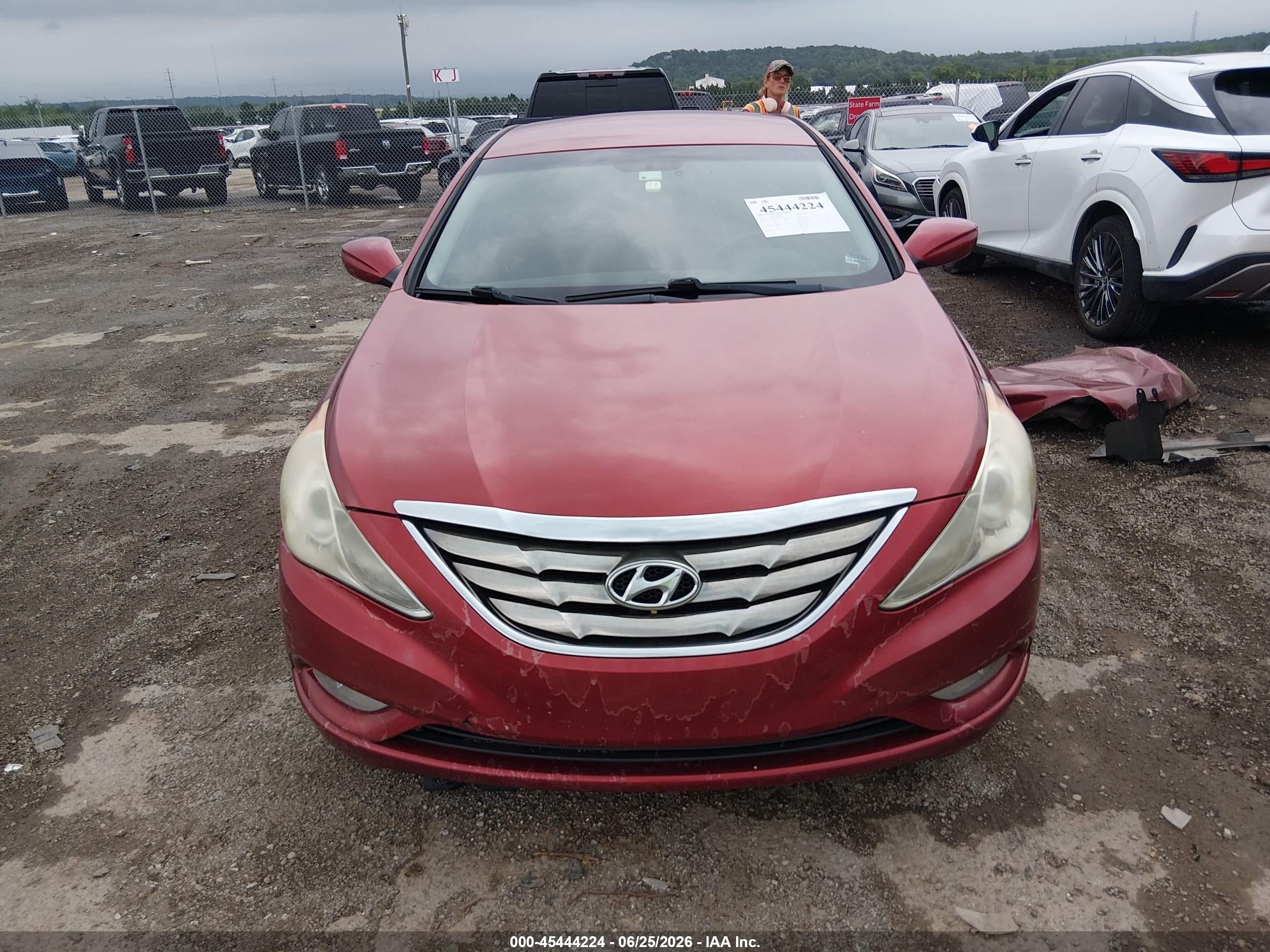 2011 Hyundai Sonata Se Red vin: 5NPEC4AC9BH306262