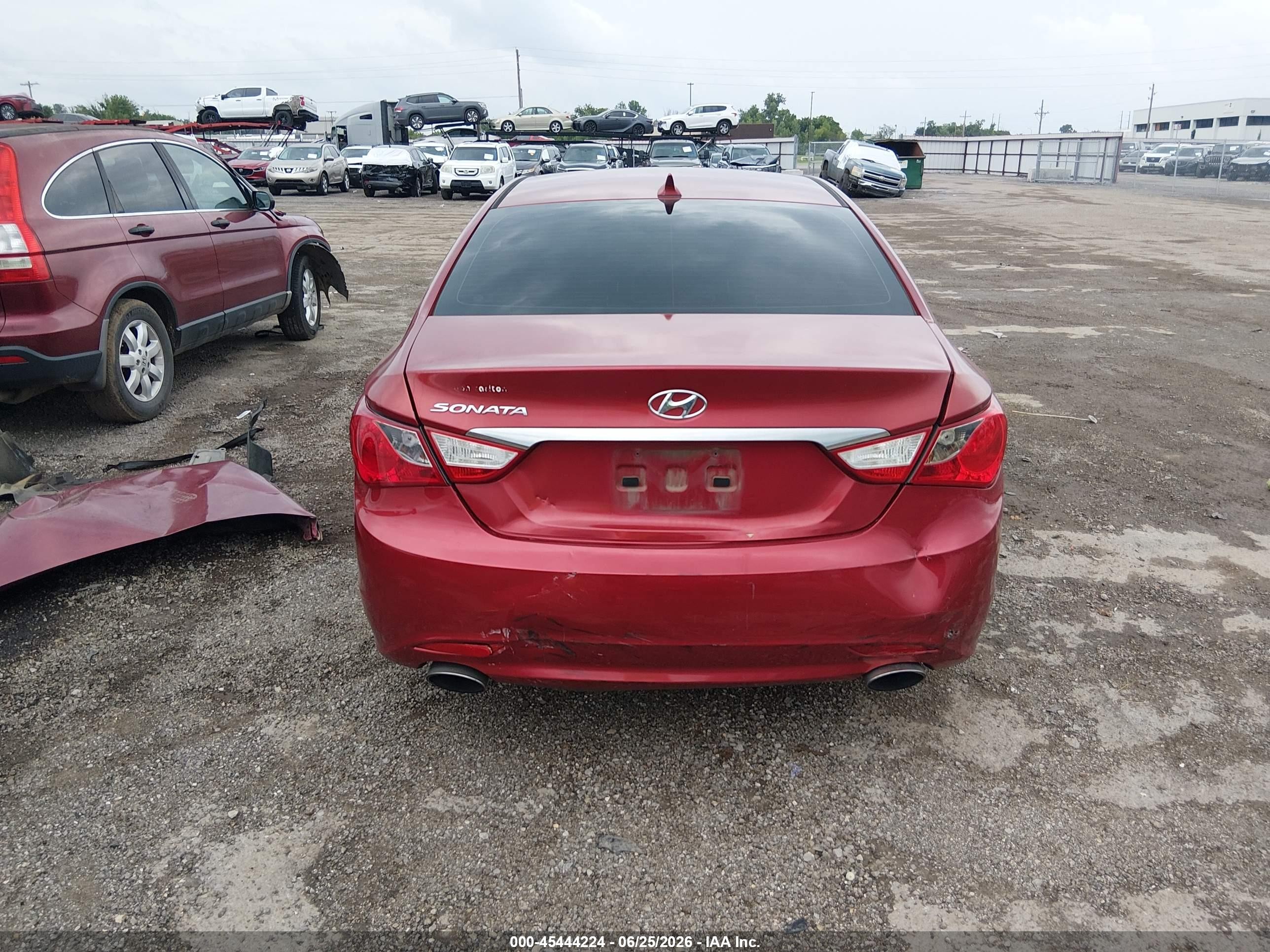 2011 Hyundai Sonata Se Red vin: 5NPEC4AC9BH306262