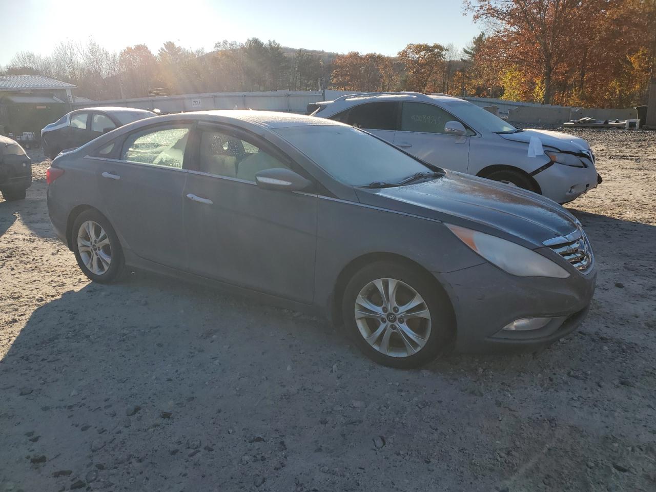 2012 Hyundai Sonata Se Gray vin: 5NPEC4AC9CH310555