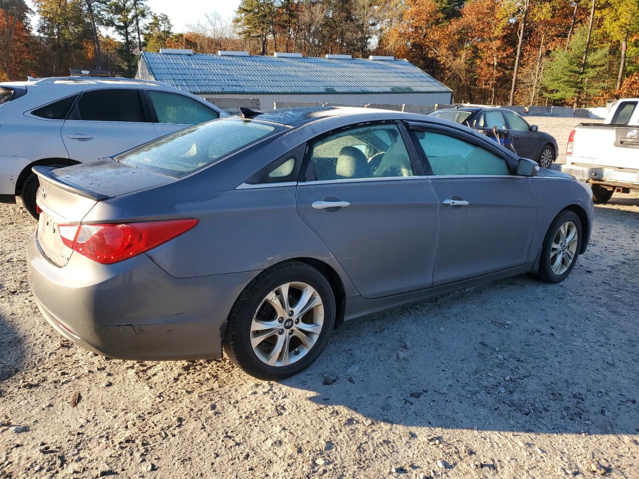 2012 Hyundai Sonata Se Gray vin: 5NPEC4AC9CH310555