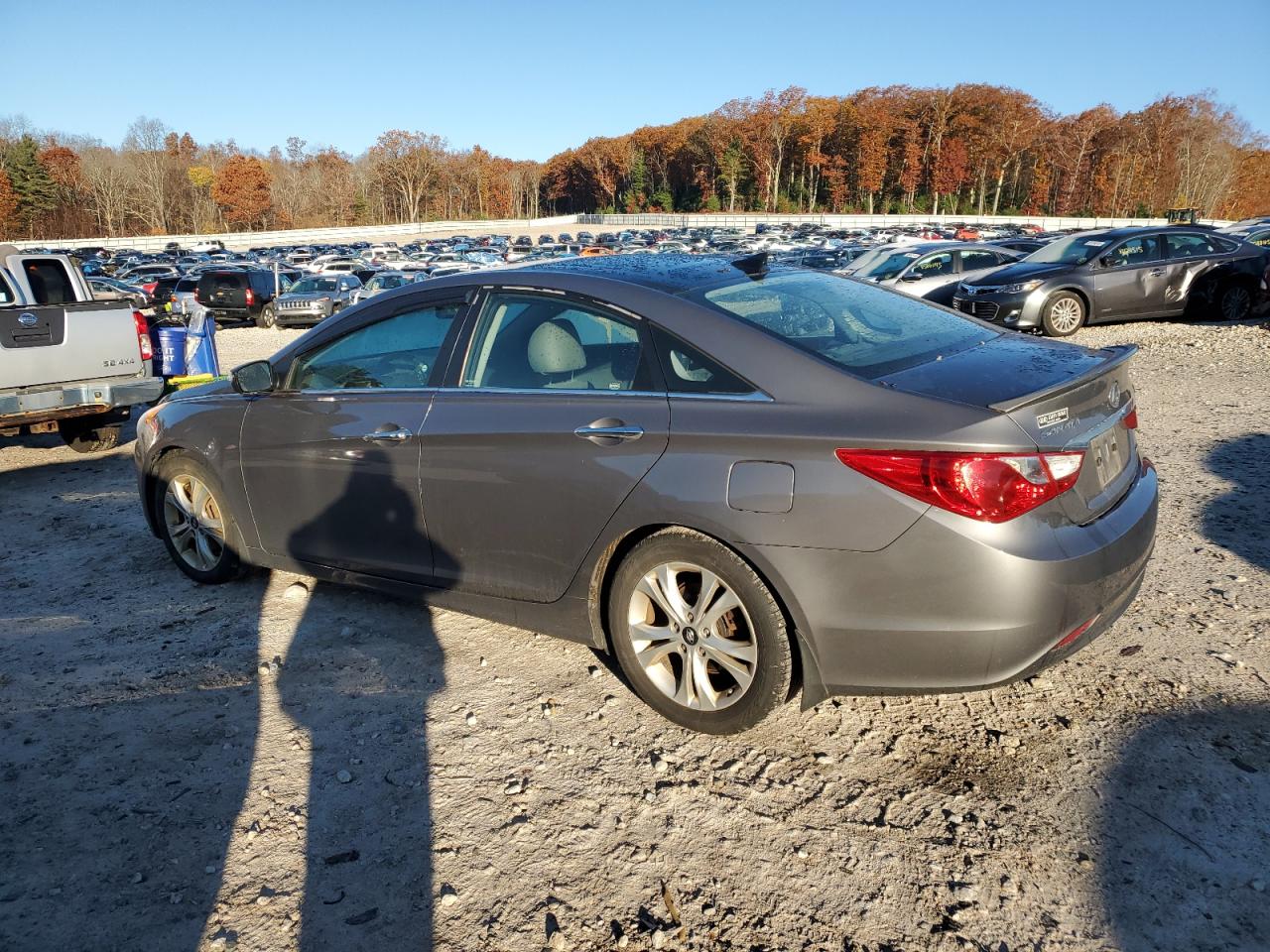 2012 Hyundai Sonata Se Gray vin: 5NPEC4AC9CH310555