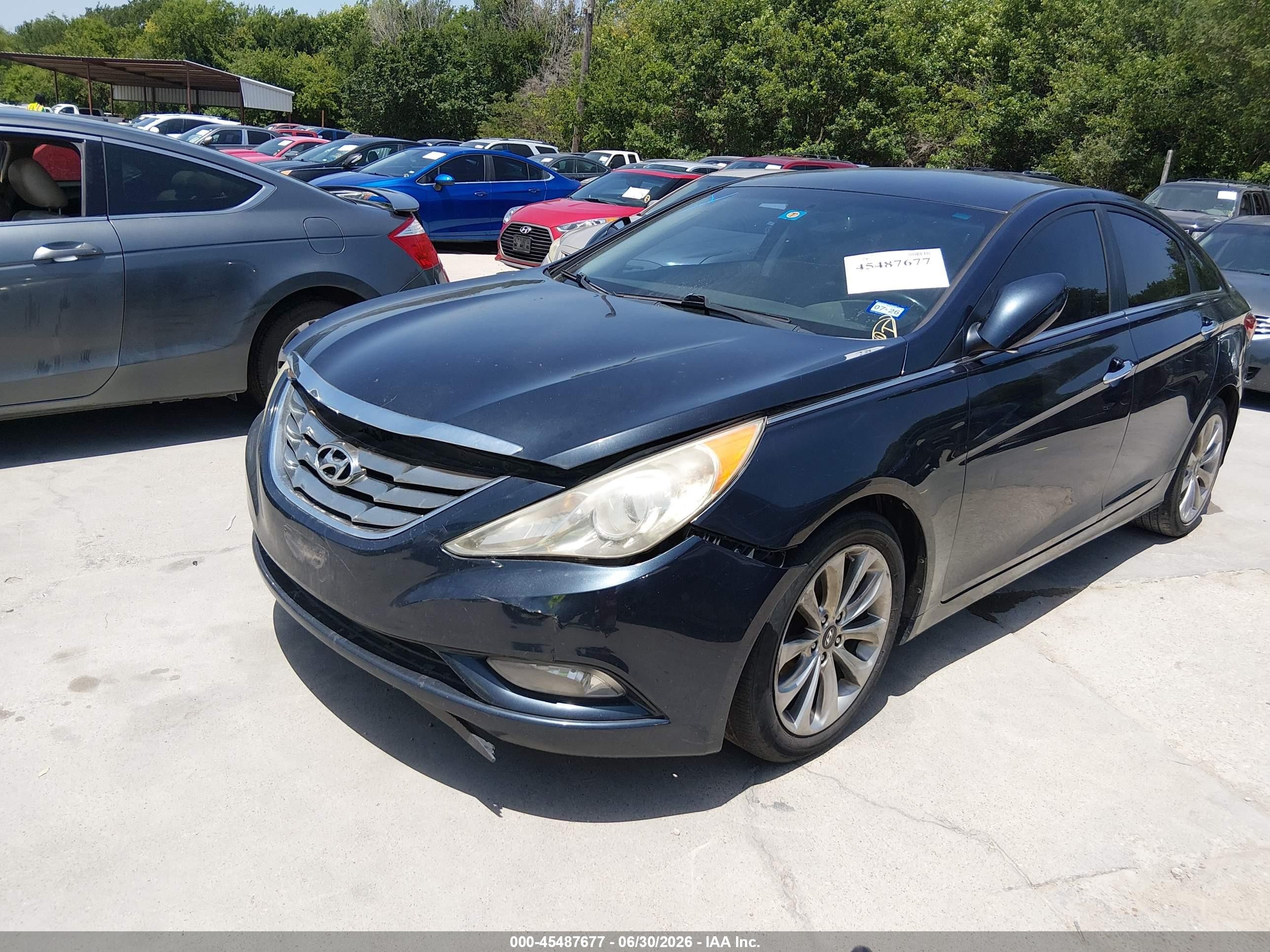 2012 Hyundai Sonata Se Black vin: 5NPEC4AC9CH331003