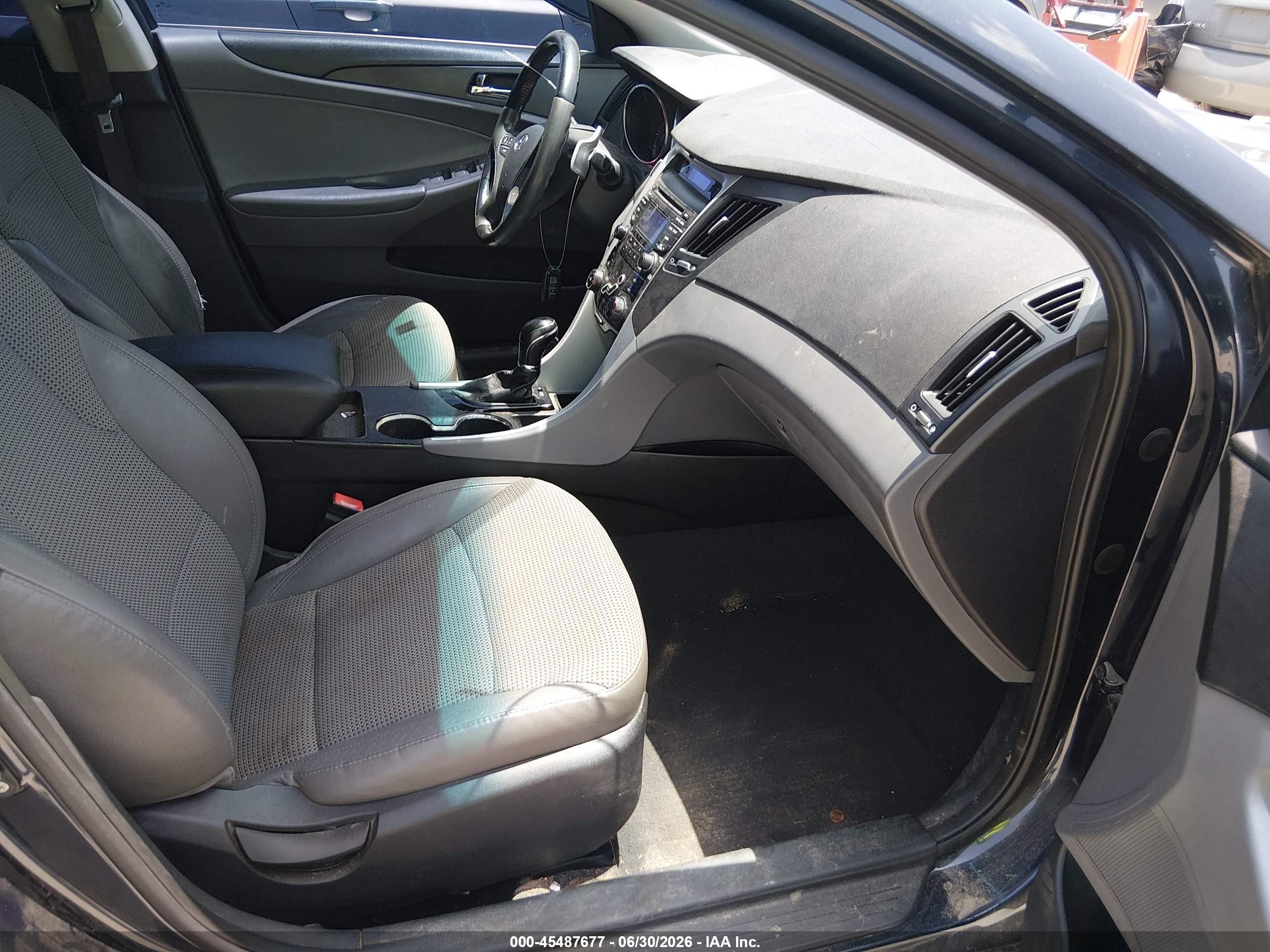 2012 Hyundai Sonata Se Black vin: 5NPEC4AC9CH331003