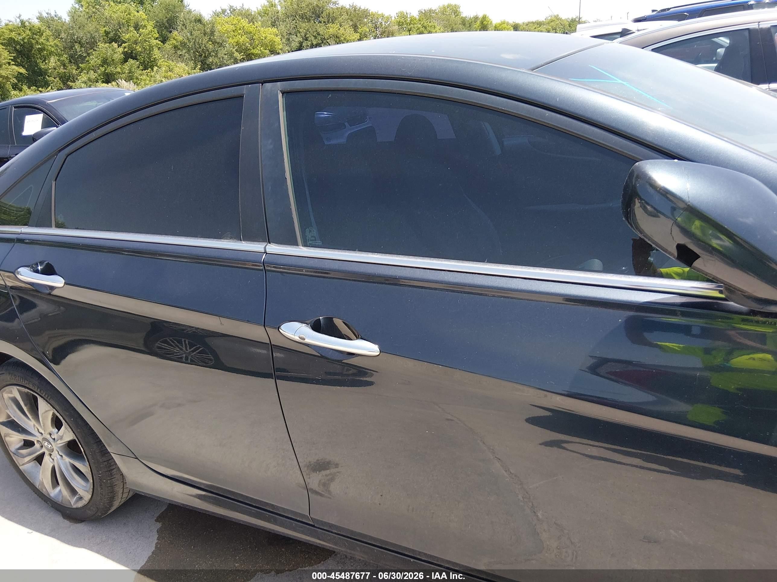 2012 Hyundai Sonata Se Black vin: 5NPEC4AC9CH331003