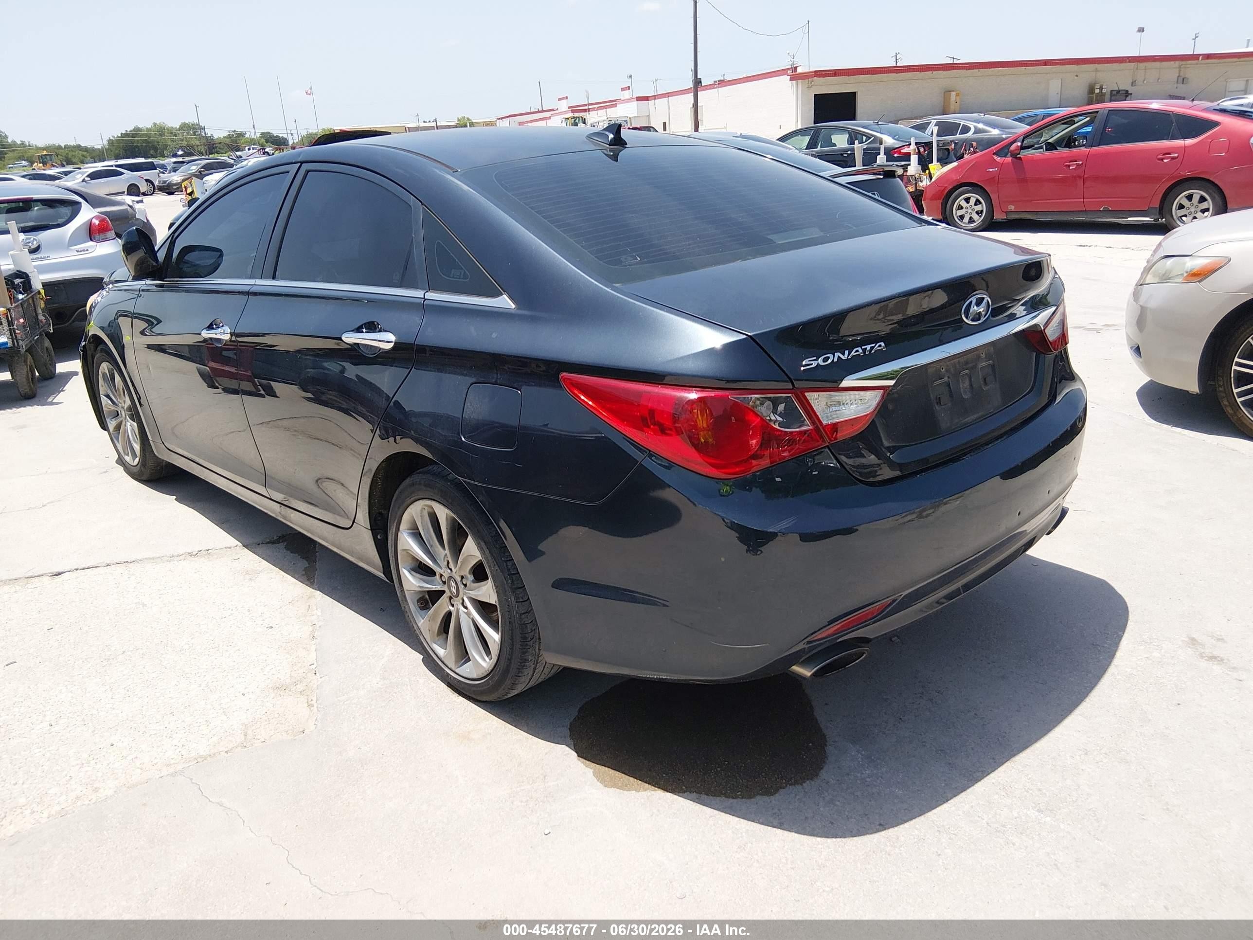 2012 Hyundai Sonata Se Black vin: 5NPEC4AC9CH331003