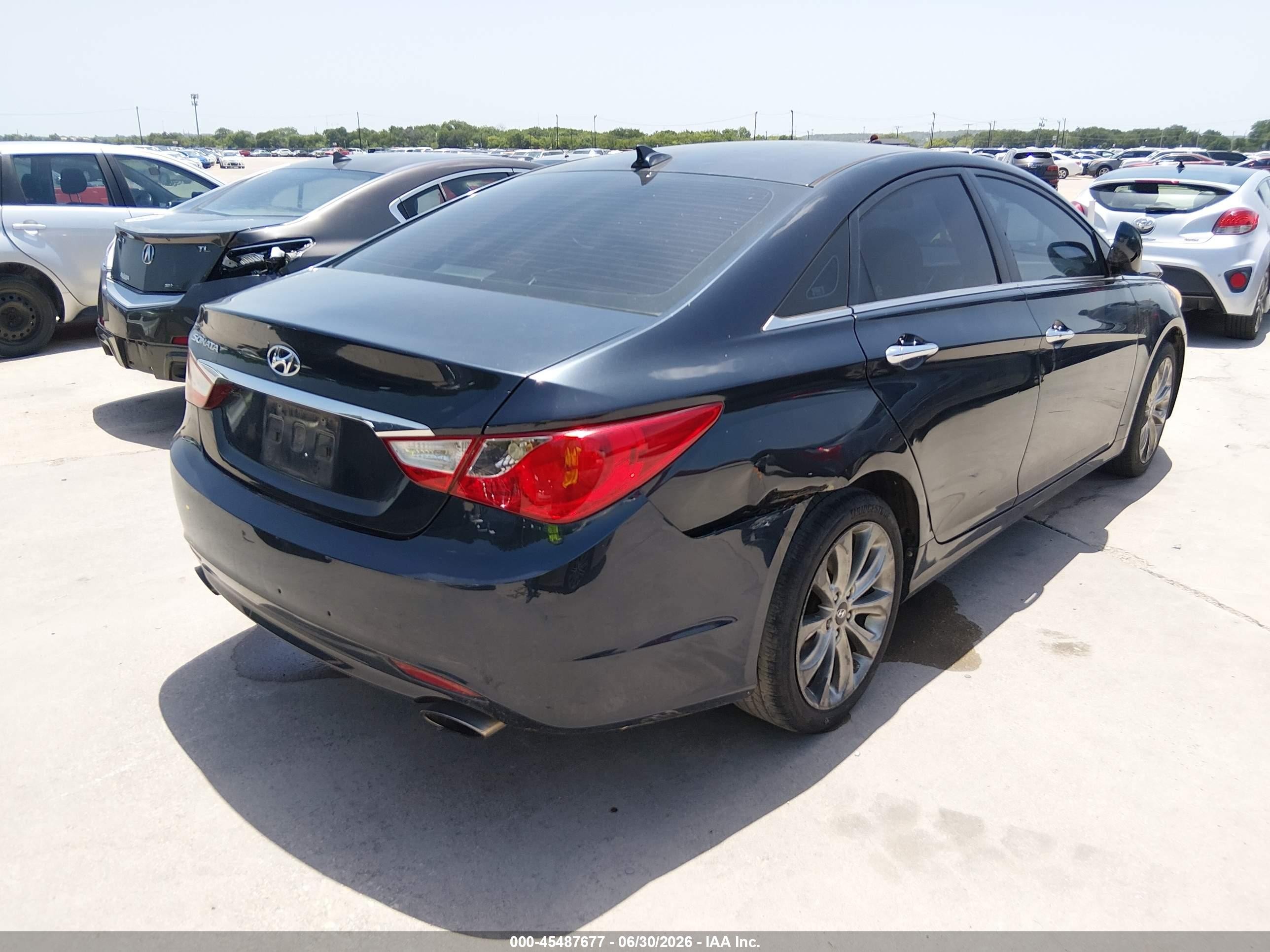 2012 Hyundai Sonata Se Black vin: 5NPEC4AC9CH331003