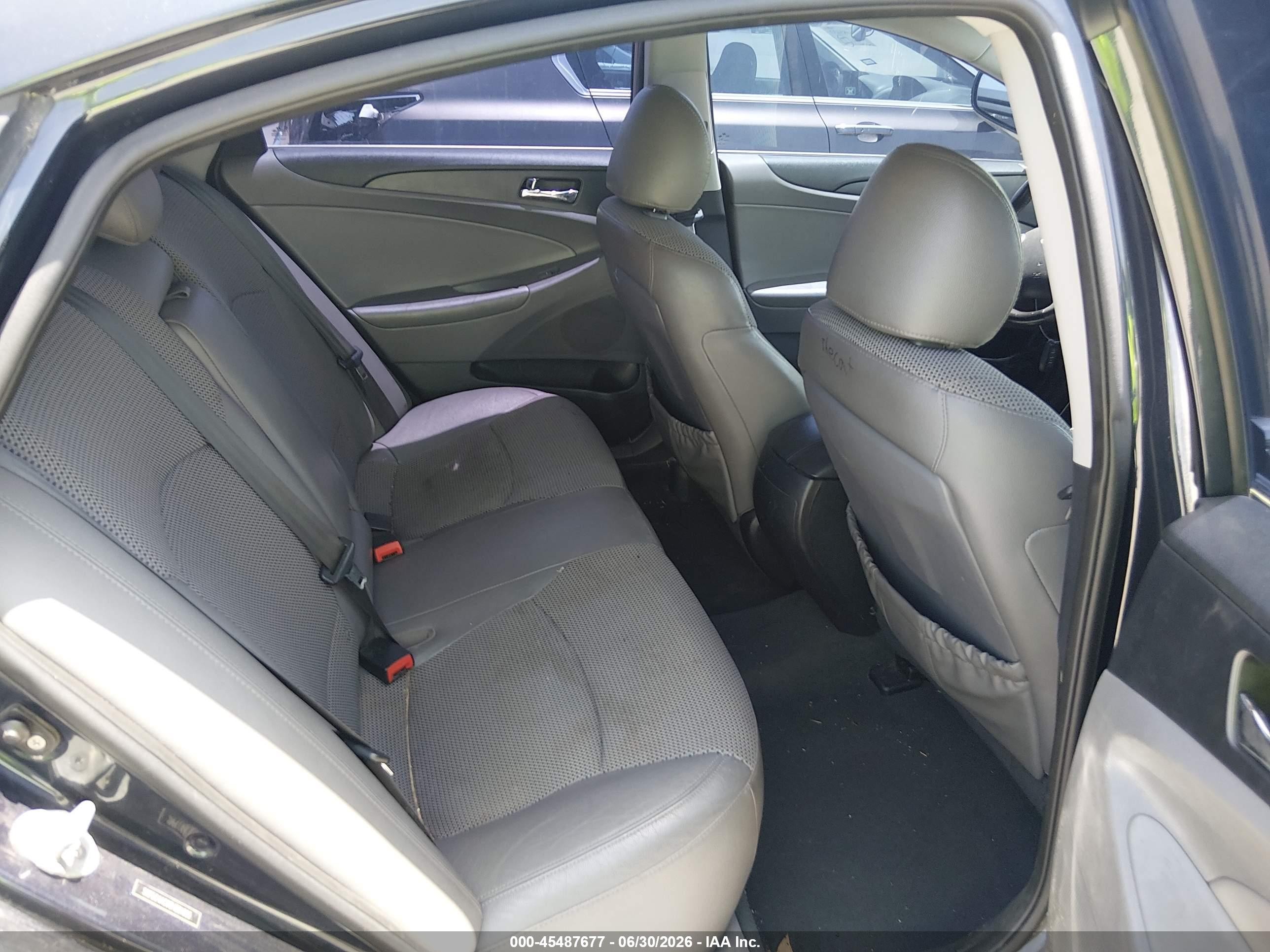 2012 Hyundai Sonata Se Black vin: 5NPEC4AC9CH331003