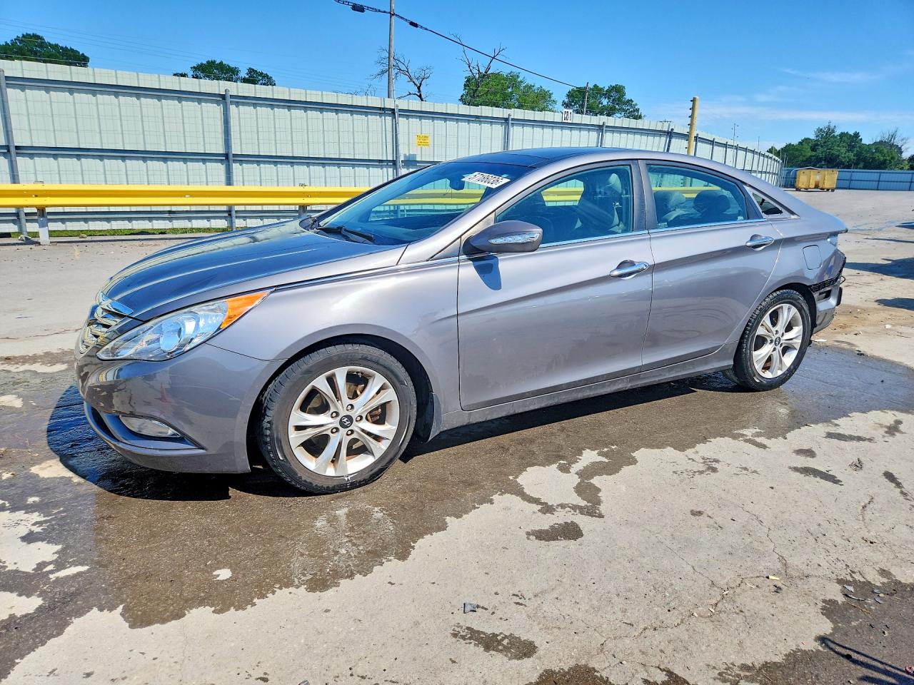 2012 Hyundai Sonata Limited Серый vin: 5NPEC4AC9CH336573