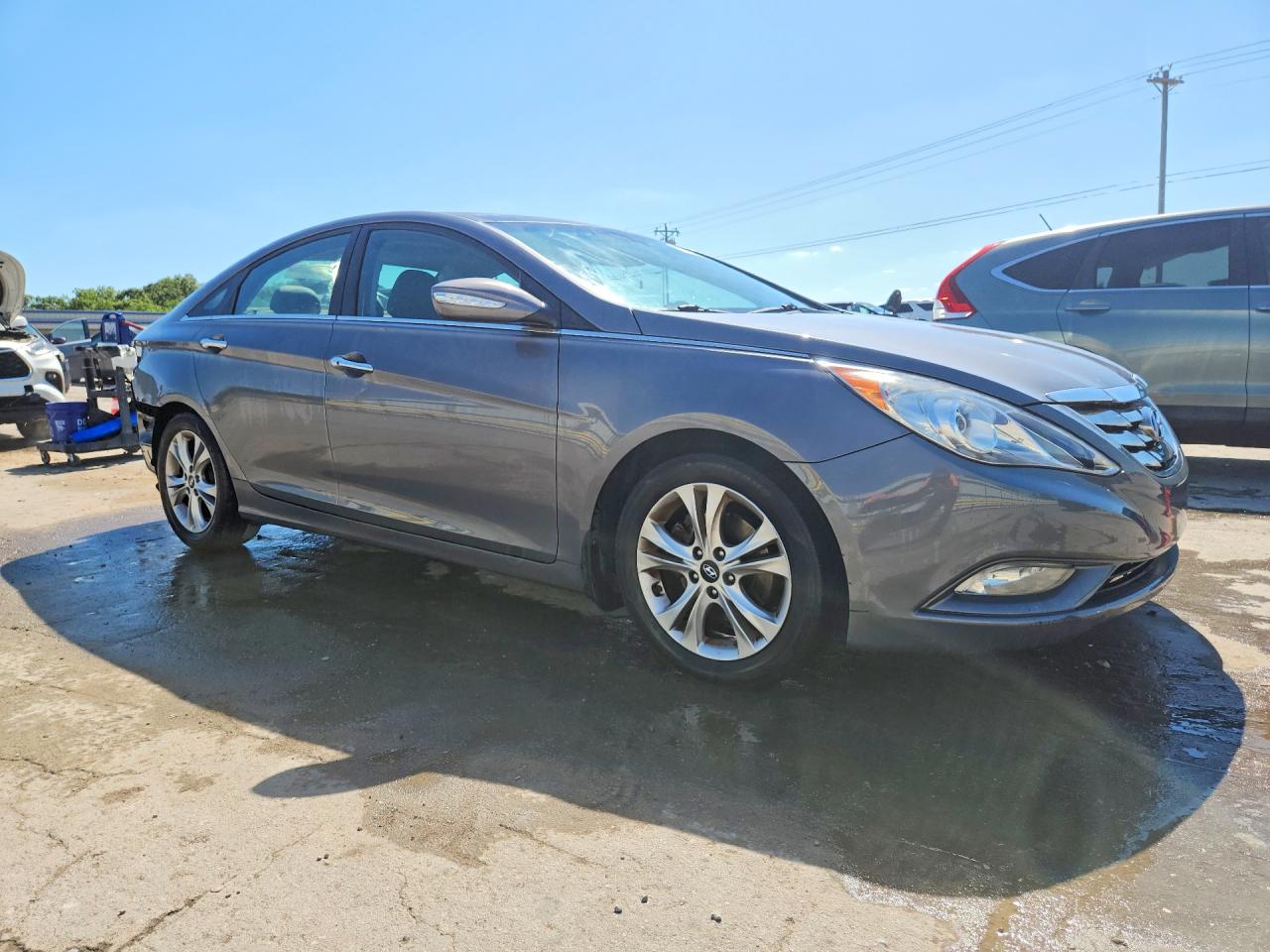 2012 Hyundai Sonata Limited Gray vin: 5NPEC4AC9CH336573