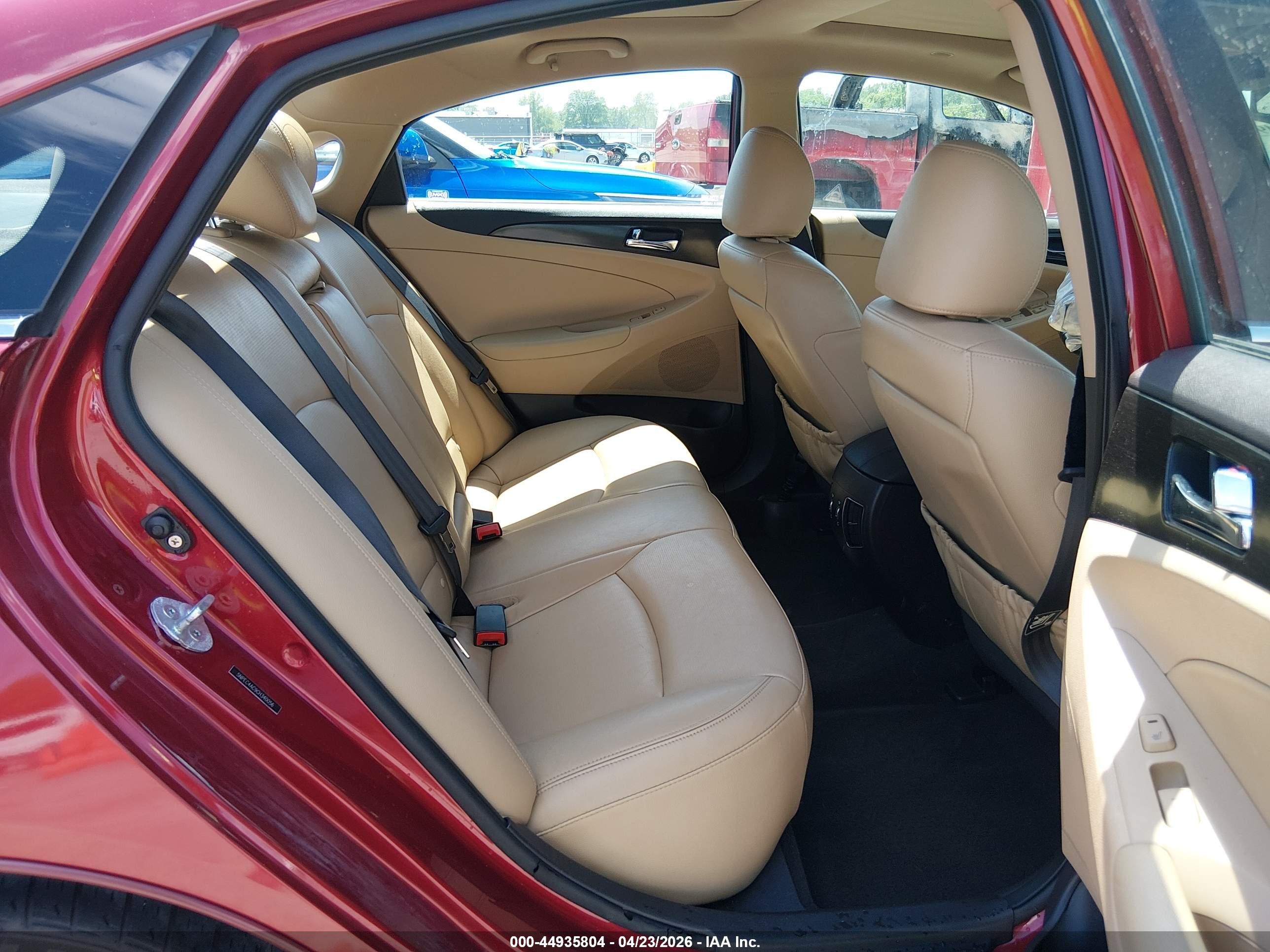 2012 Hyundai Sonata Limited Red vin: 5NPEC4AC9CH340056