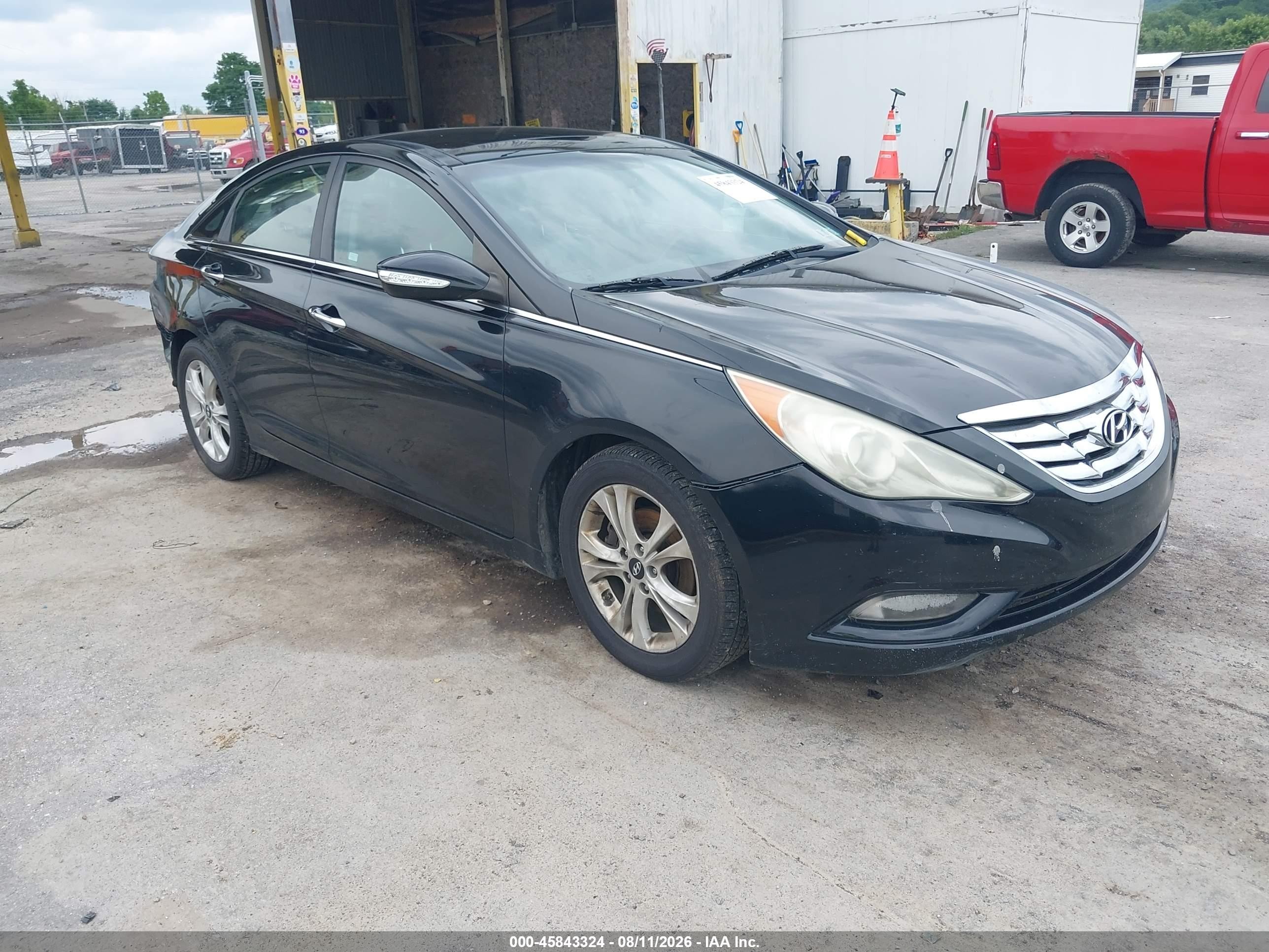 2012 Hyundai Sonata Limited Black vin: 5NPEC4AC9CH347606