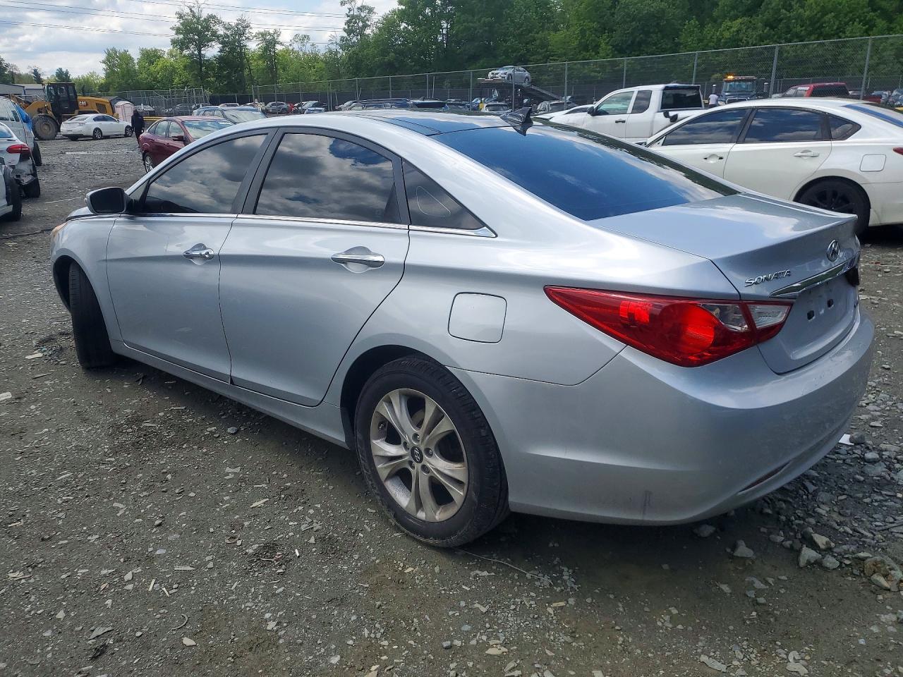 2012 Hyundai Sonata Limited Silver vin: 5NPEC4AC9CH357360