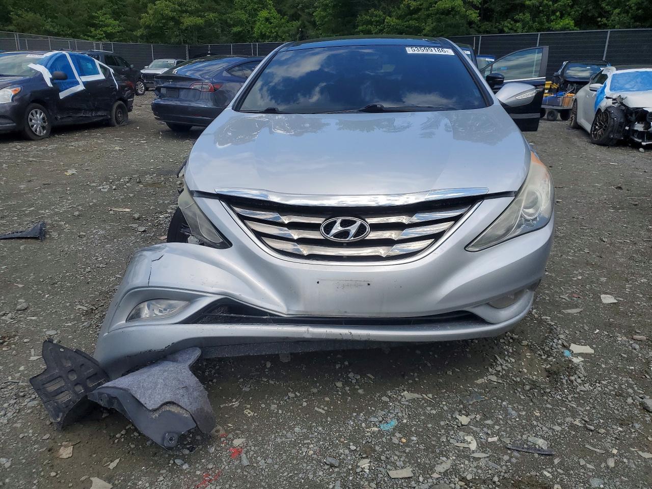 2012 Hyundai Sonata Limited Silver vin: 5NPEC4AC9CH357360