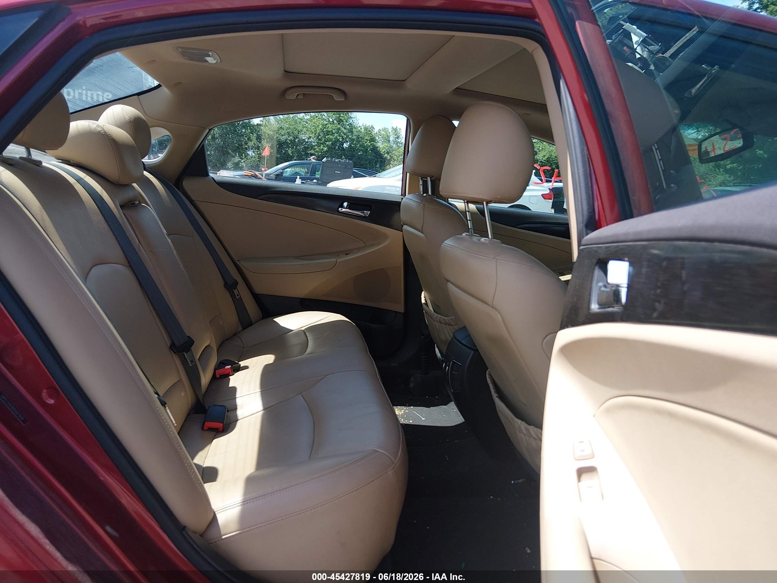 2012 Hyundai Sonata Limited Red vin: 5NPEC4AC9CH357939